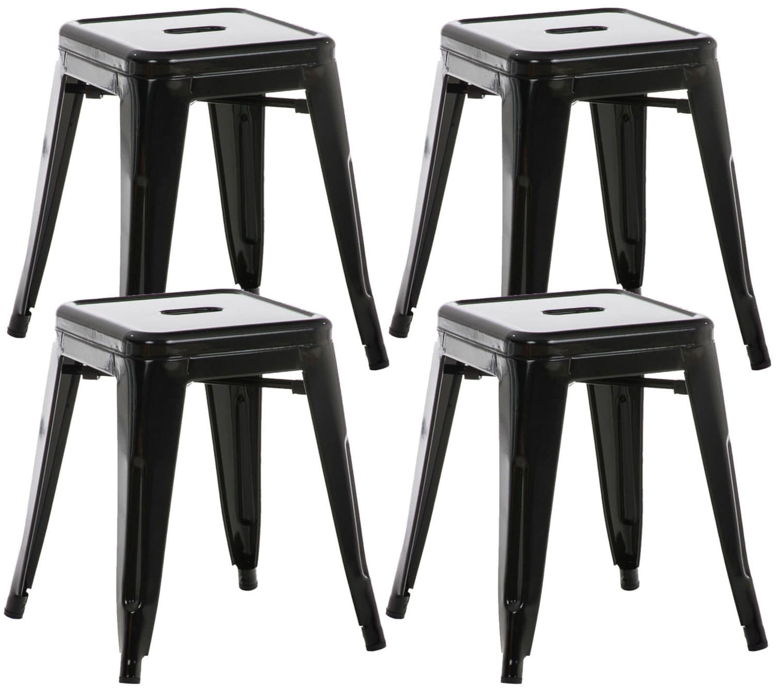 4-Pack Metall Pall Armin