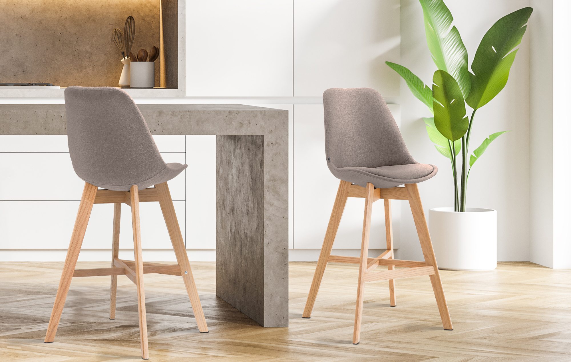 2-pack Barstol Cannes Tyg