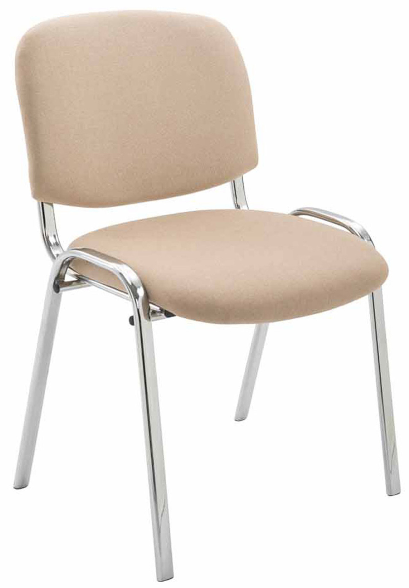 Set med 4 stolar Ken Chrome Fabric