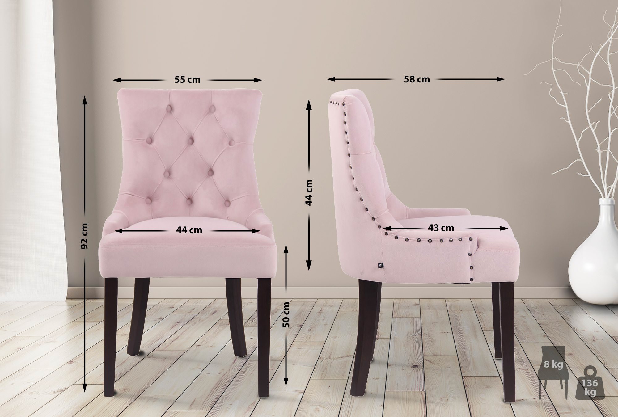 Matstol Aberdeen Velvet