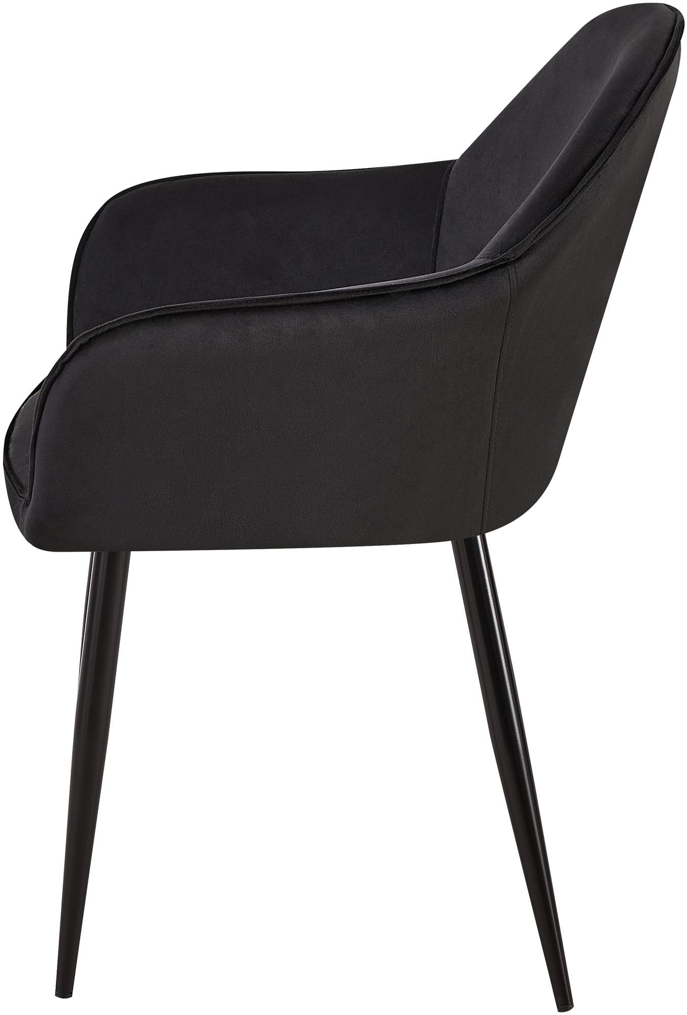 Set med 2 matstolar Boise sammet