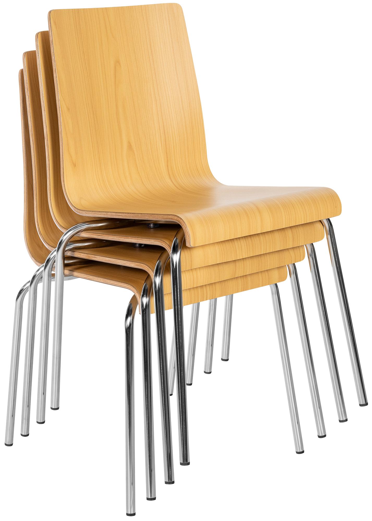 4-pack stapelbara stolar Gahanna