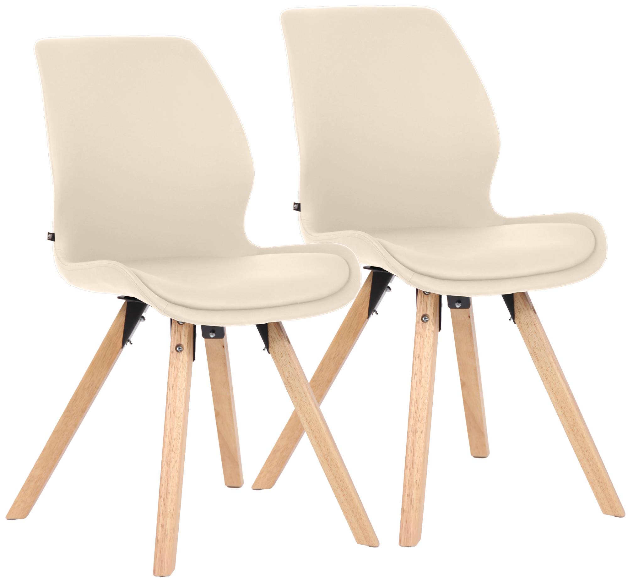2-pack matstol Luna