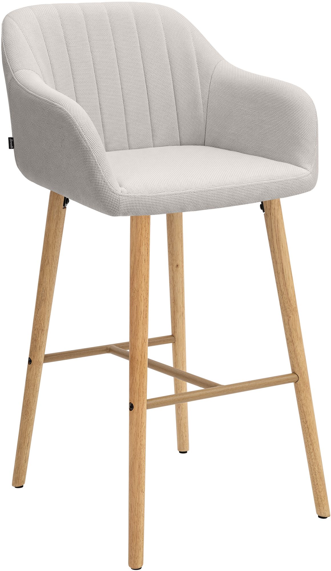 Barstol Ando i tyg &ndash; modern design, bekväm sits och stabil ram för stilfulla hem och barer