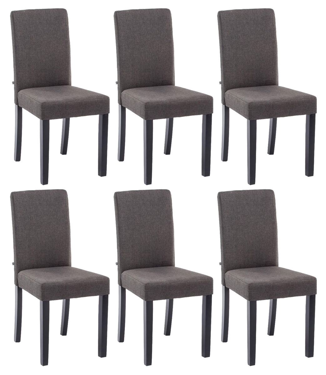 Uppsättning av 6 matstolar Ina Fabric