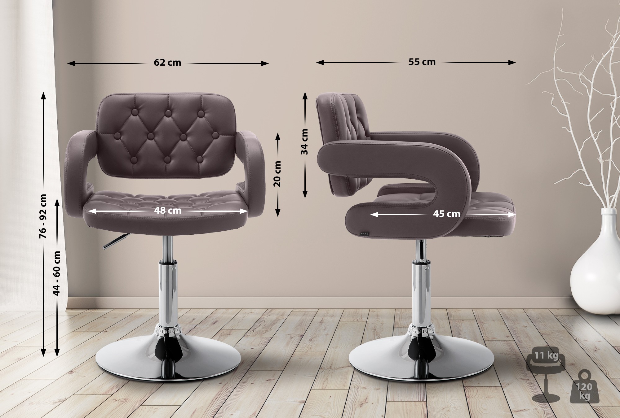 Lounge Stol Dublin Konstläder