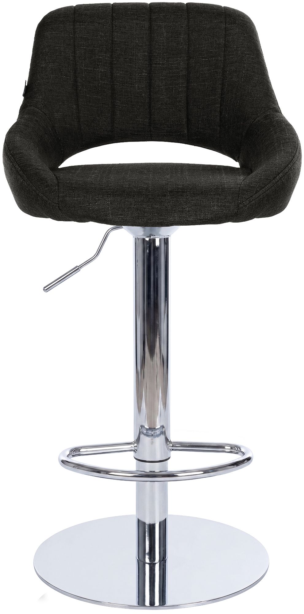 2-pack barstolar Milet i krom med extra tung fot