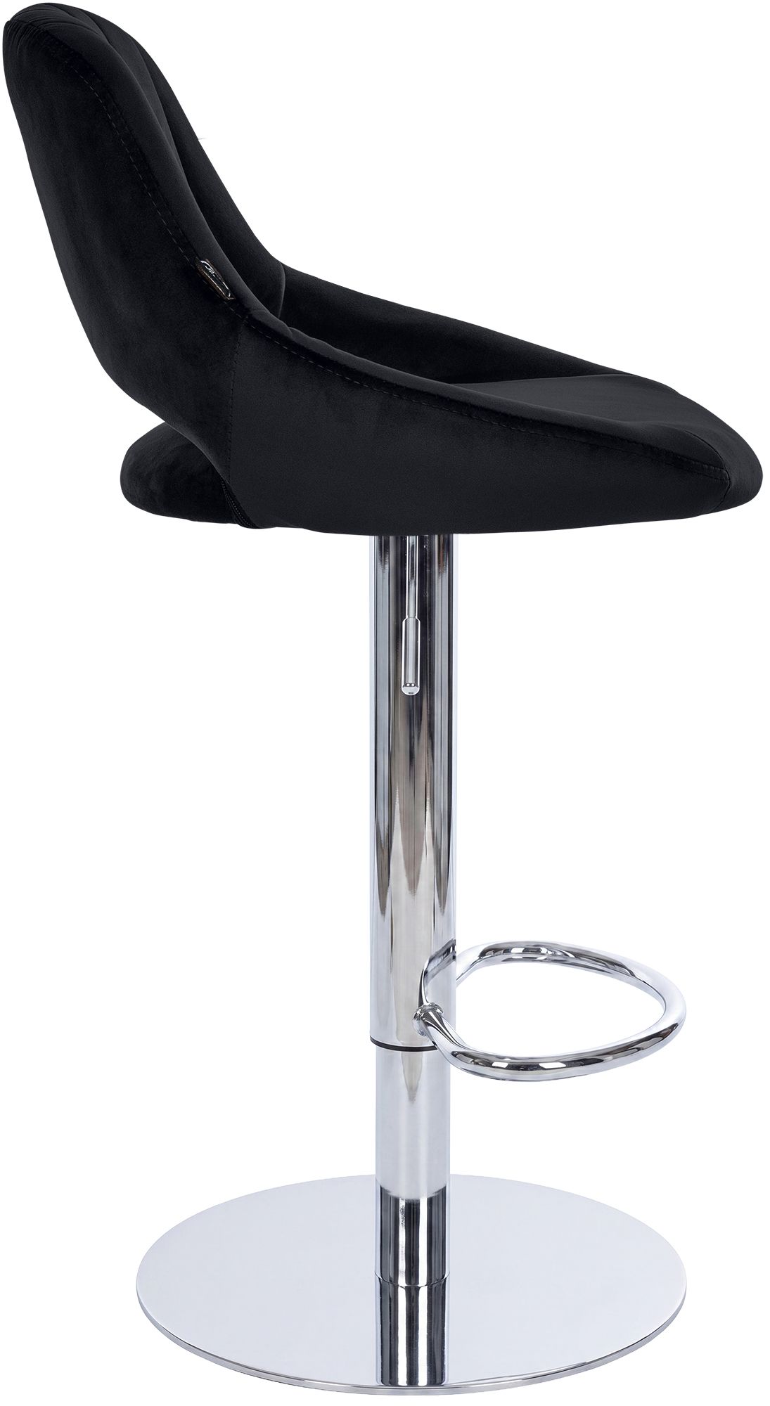 2-pack barstolar Milet i krom med extra tung fot