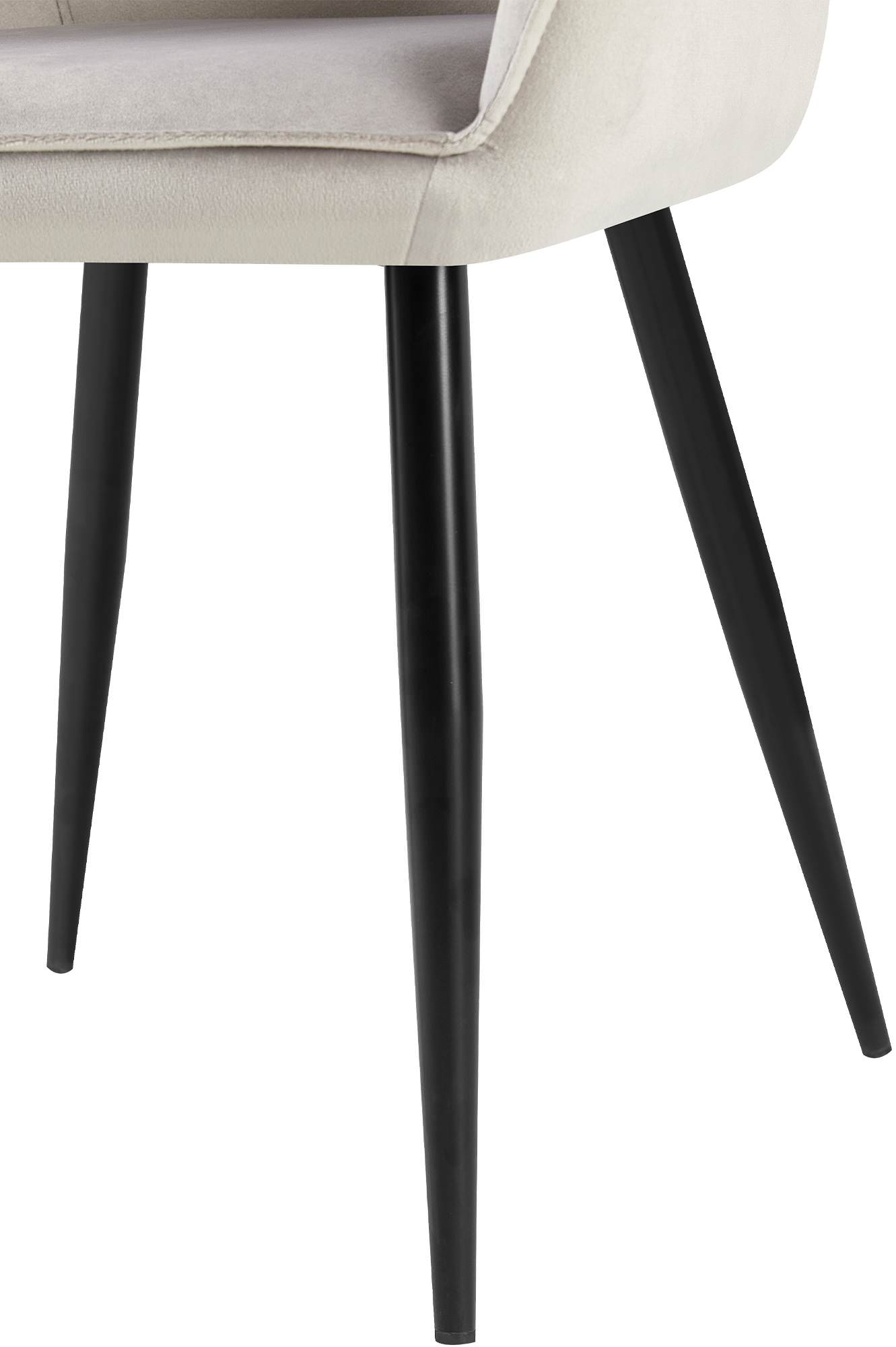 Set med 2 matstolar Boise sammet