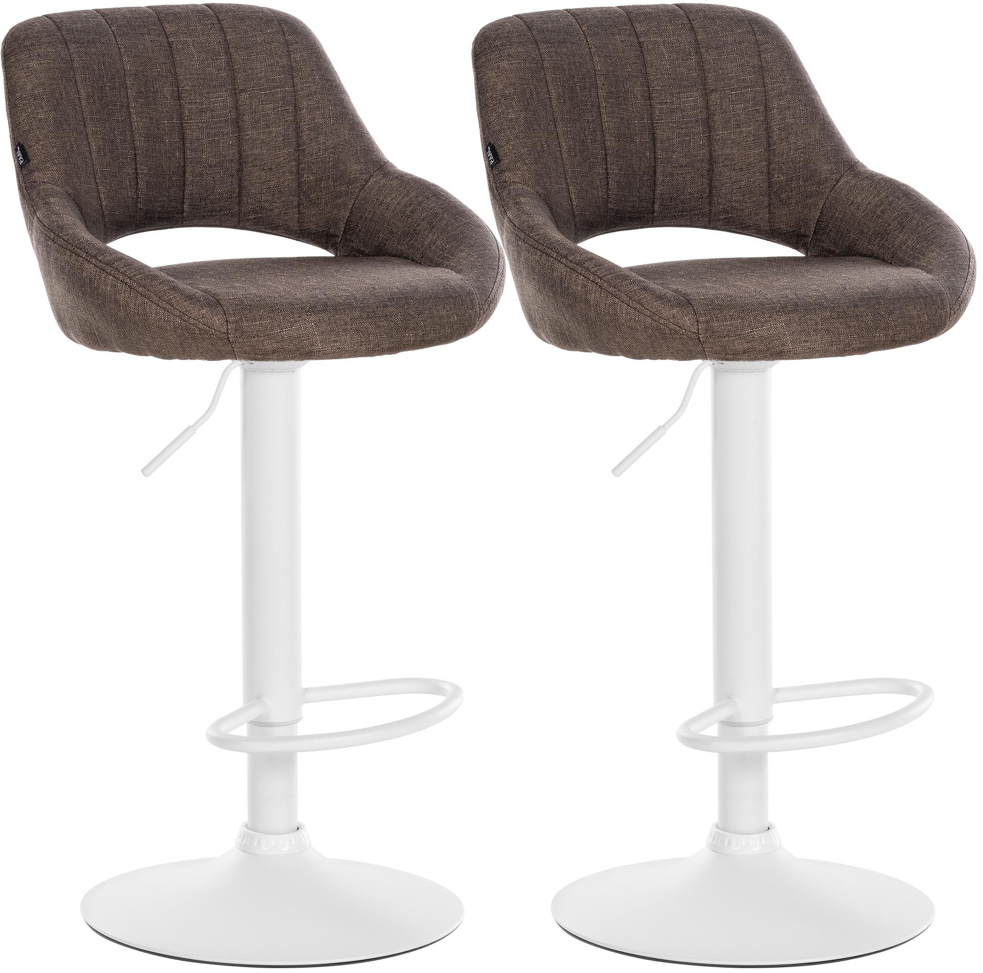 2-pack barstolar Milet i tyg