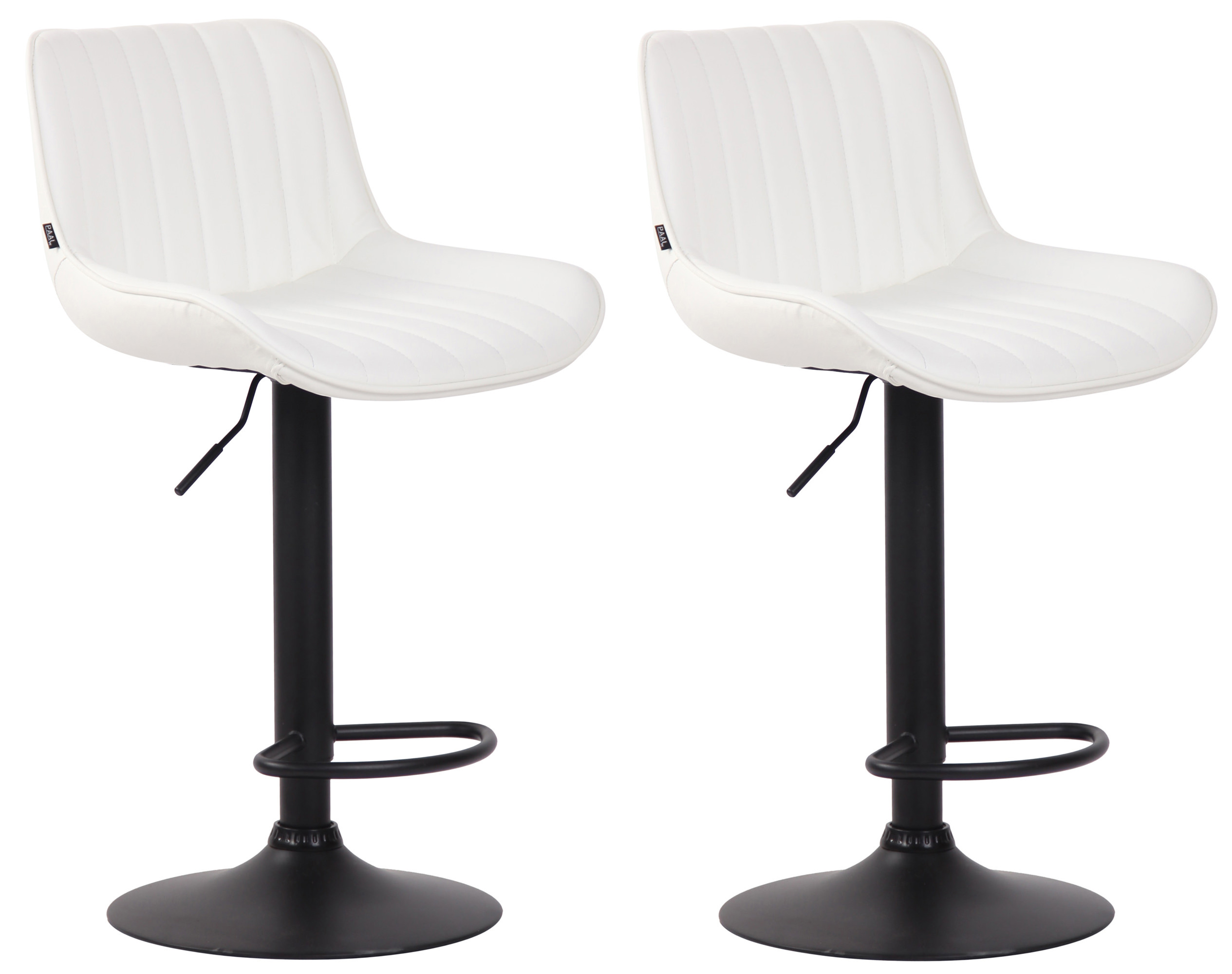 Set med 2 barstolar Lentini Imitation Leather