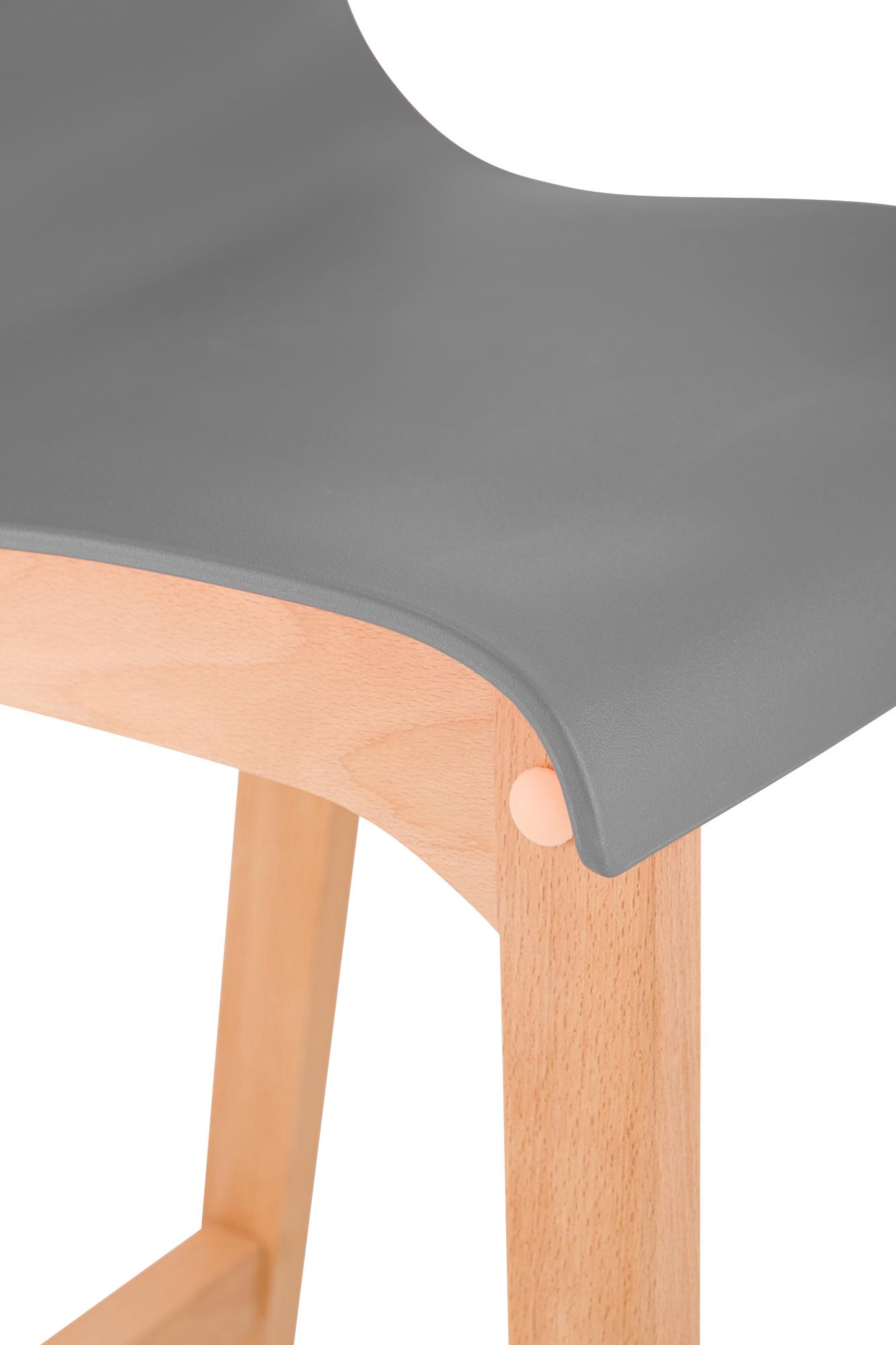 Barstol Hover Plast Fyra ben Natur