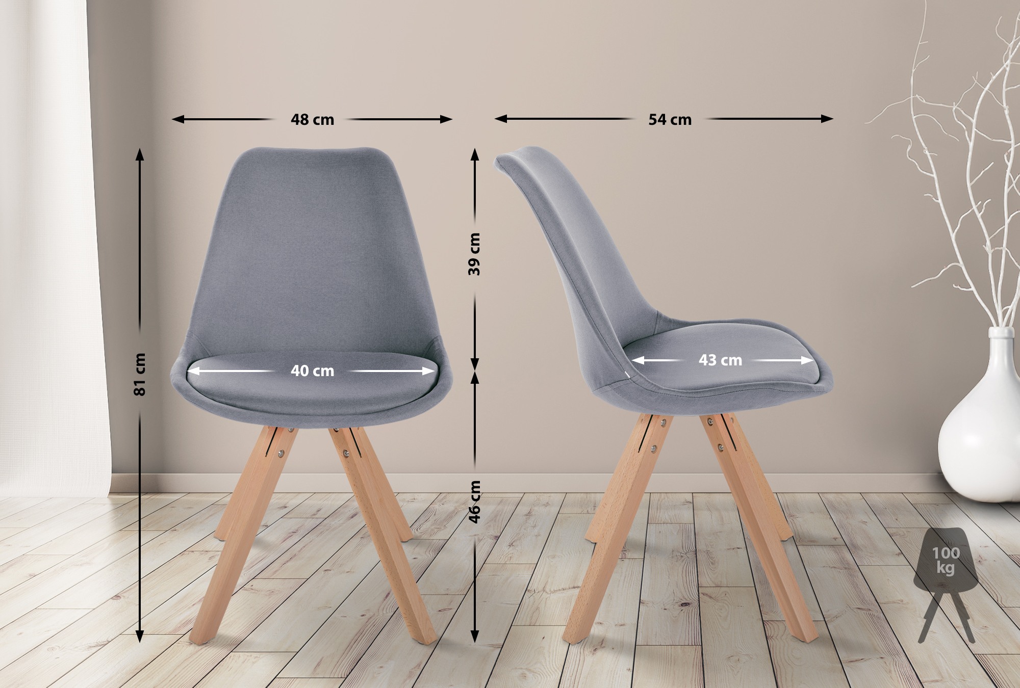 Stol Sofia Fabric