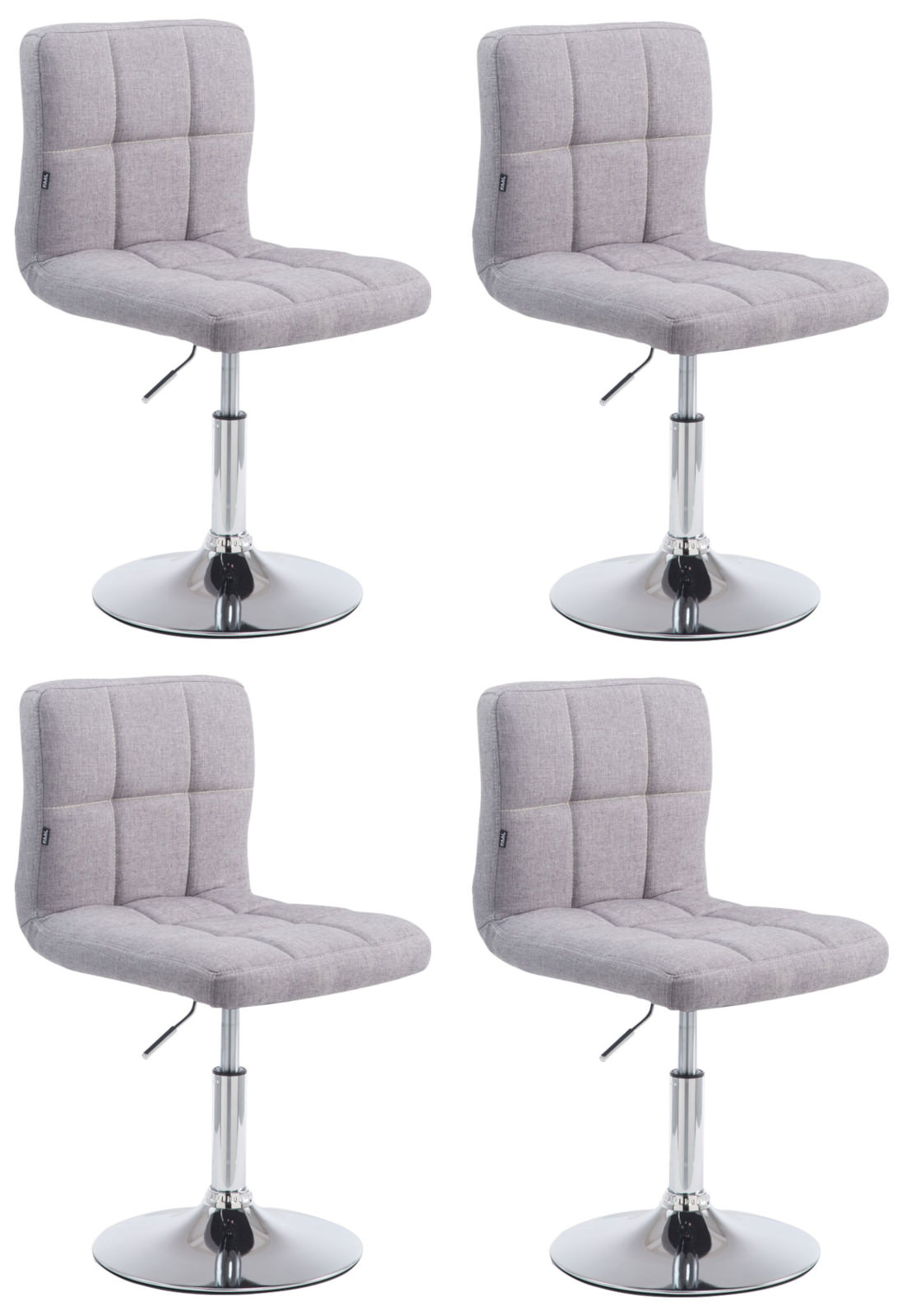 Uppsättning av 4 Lounger Palma Fabric