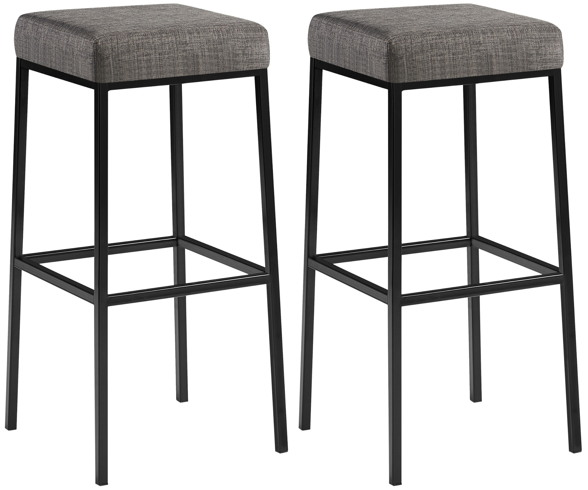 2-pack Barstolar Montreal Tygklädsel