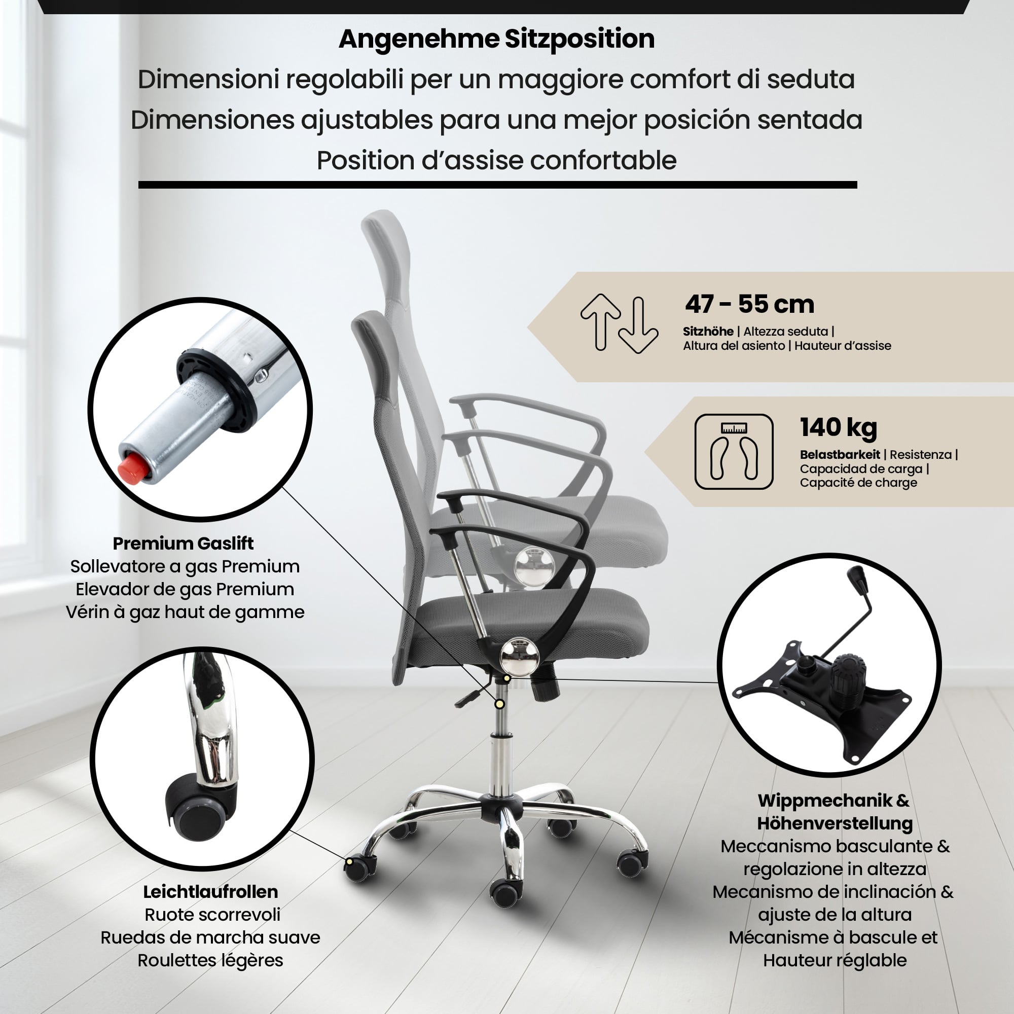 Kontorsstol Washington