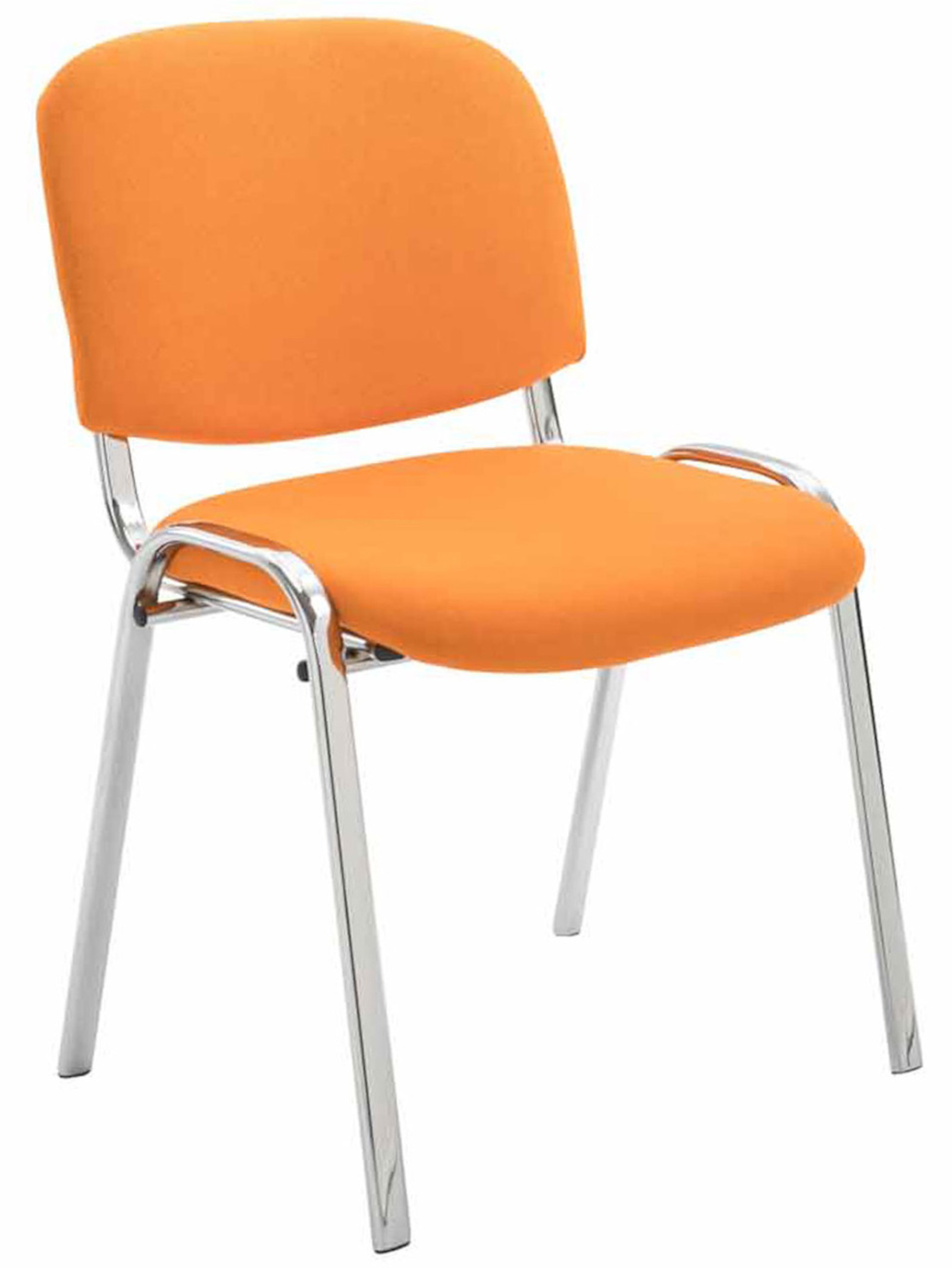 Set med 4 stolar Ken Chrome Fabric