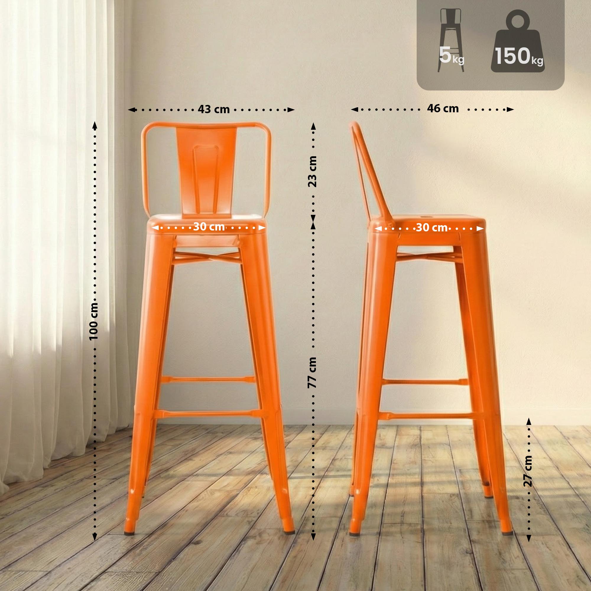 4-delars set Barstol Mason