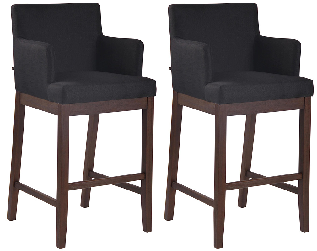 Set med 2 barstolar Laredo Fabric