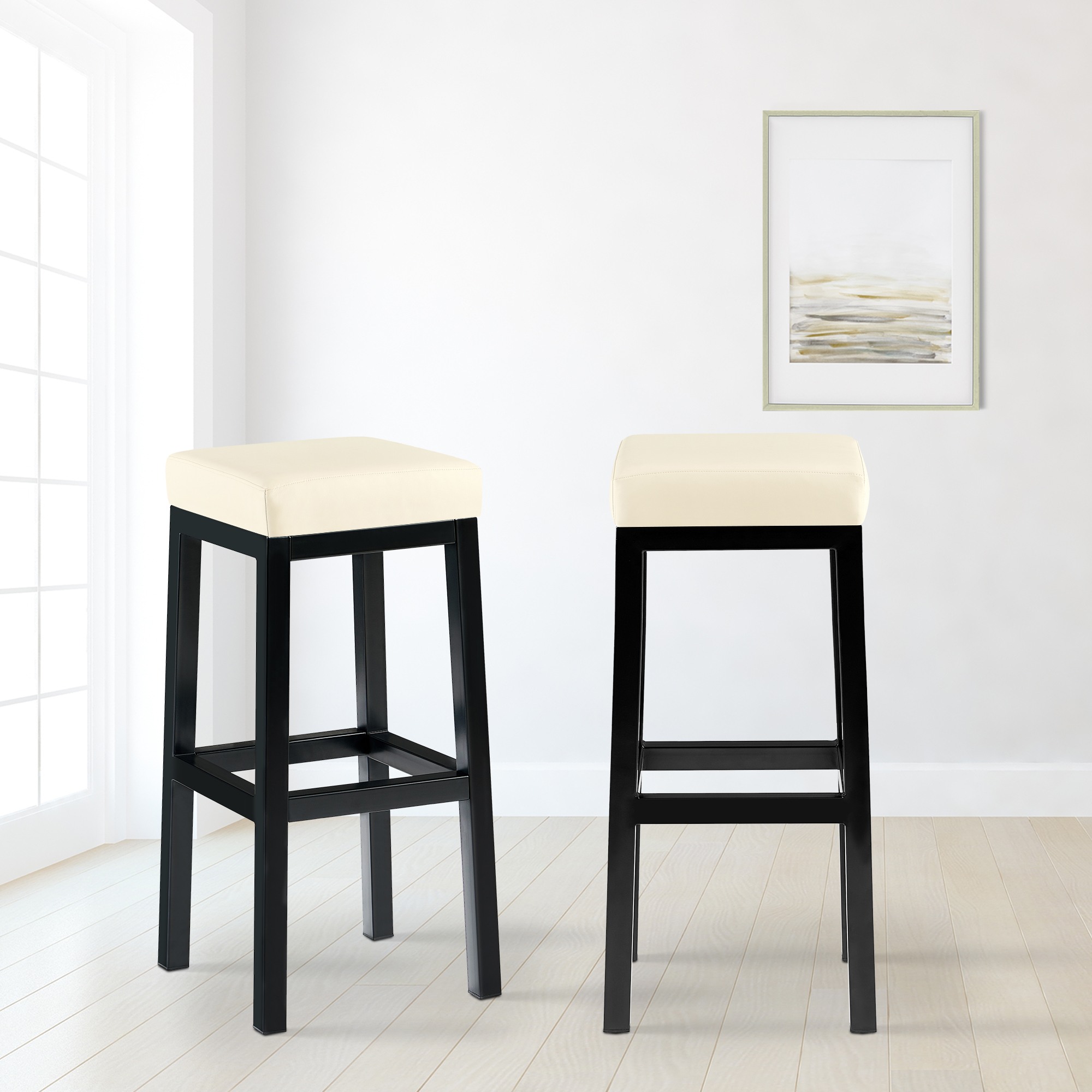 Barstol Taylor sitthöjd 83 cm metallstativ svart