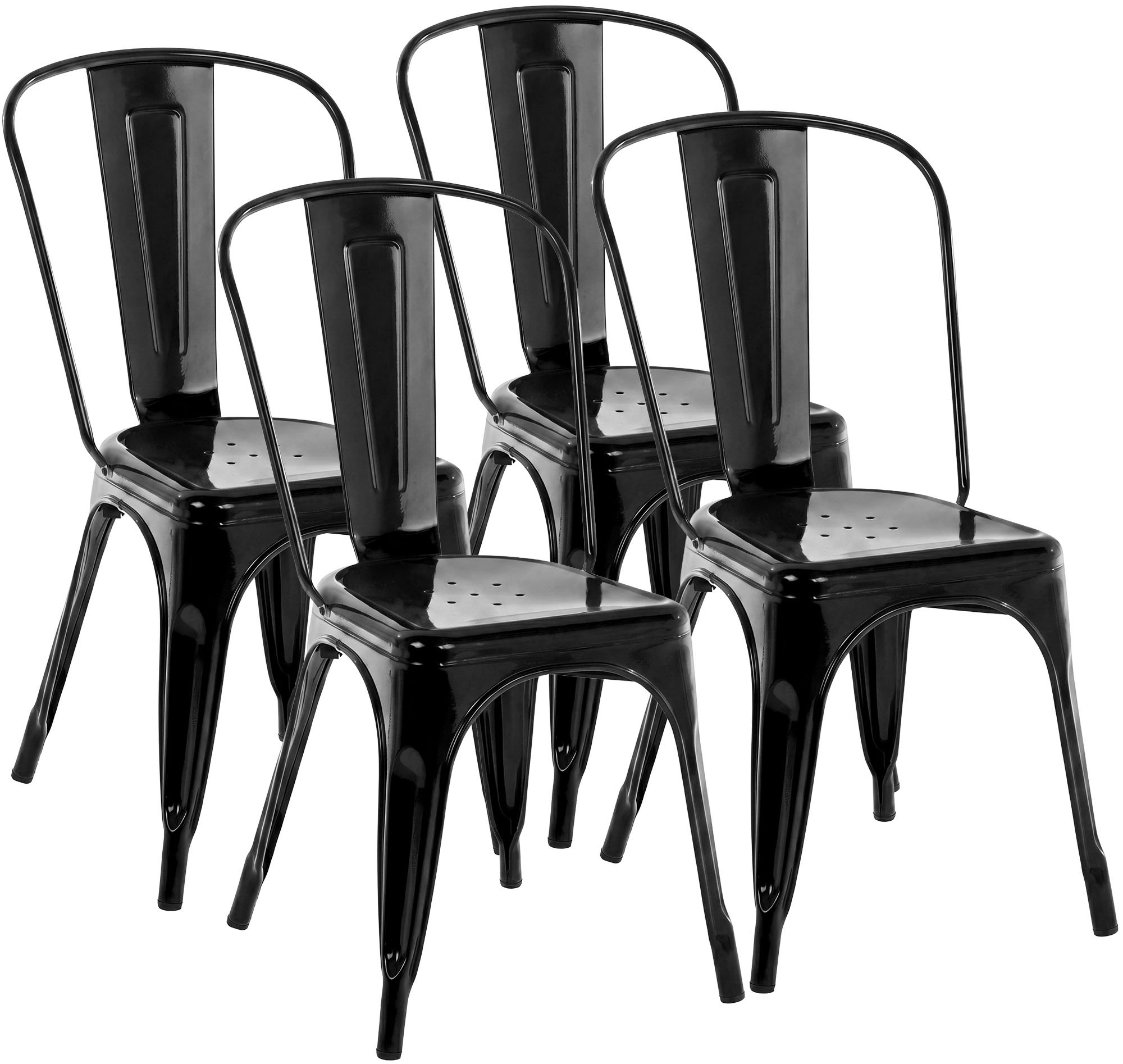 4-pack Stapelbara Stolar Benedikt