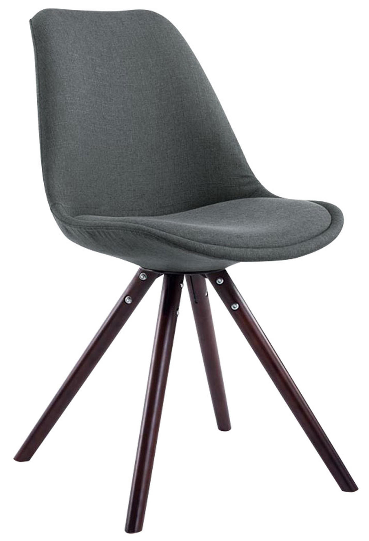 Set med 4 stolar för besökare Toulouse Fabric Round