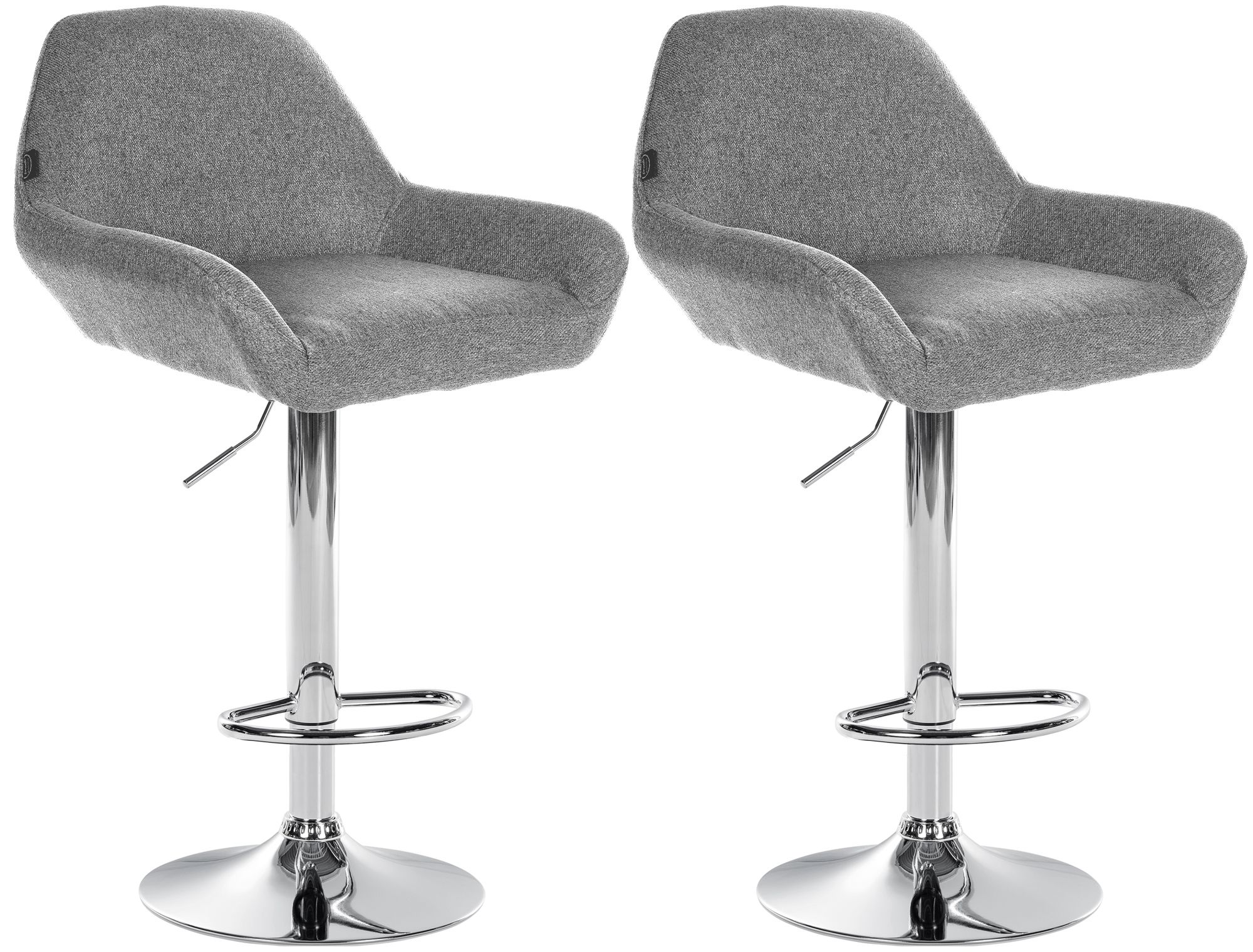 2-pack barstolar Braga tyg