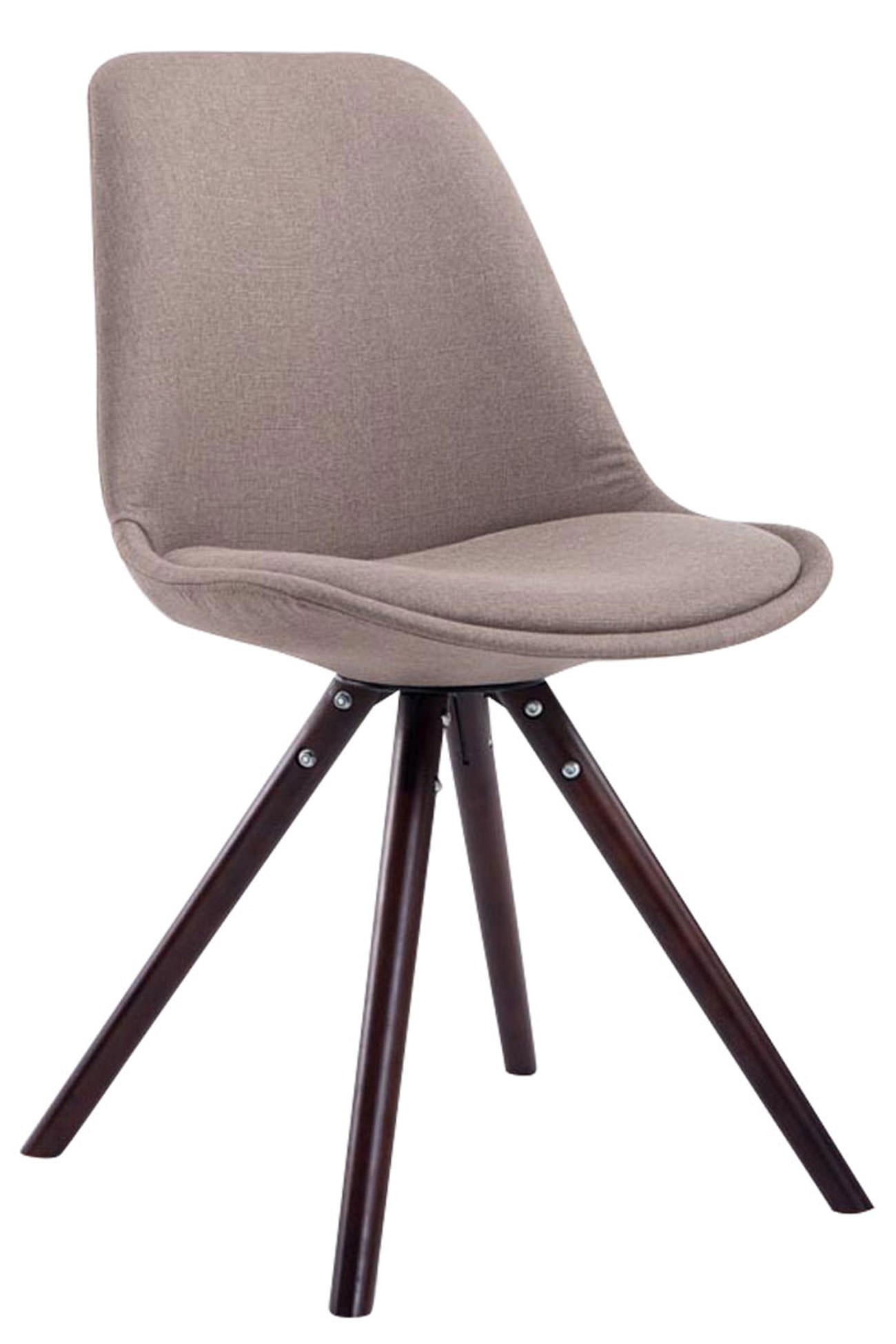 Set med 4 stolar för besökare Toulouse Fabric Round
