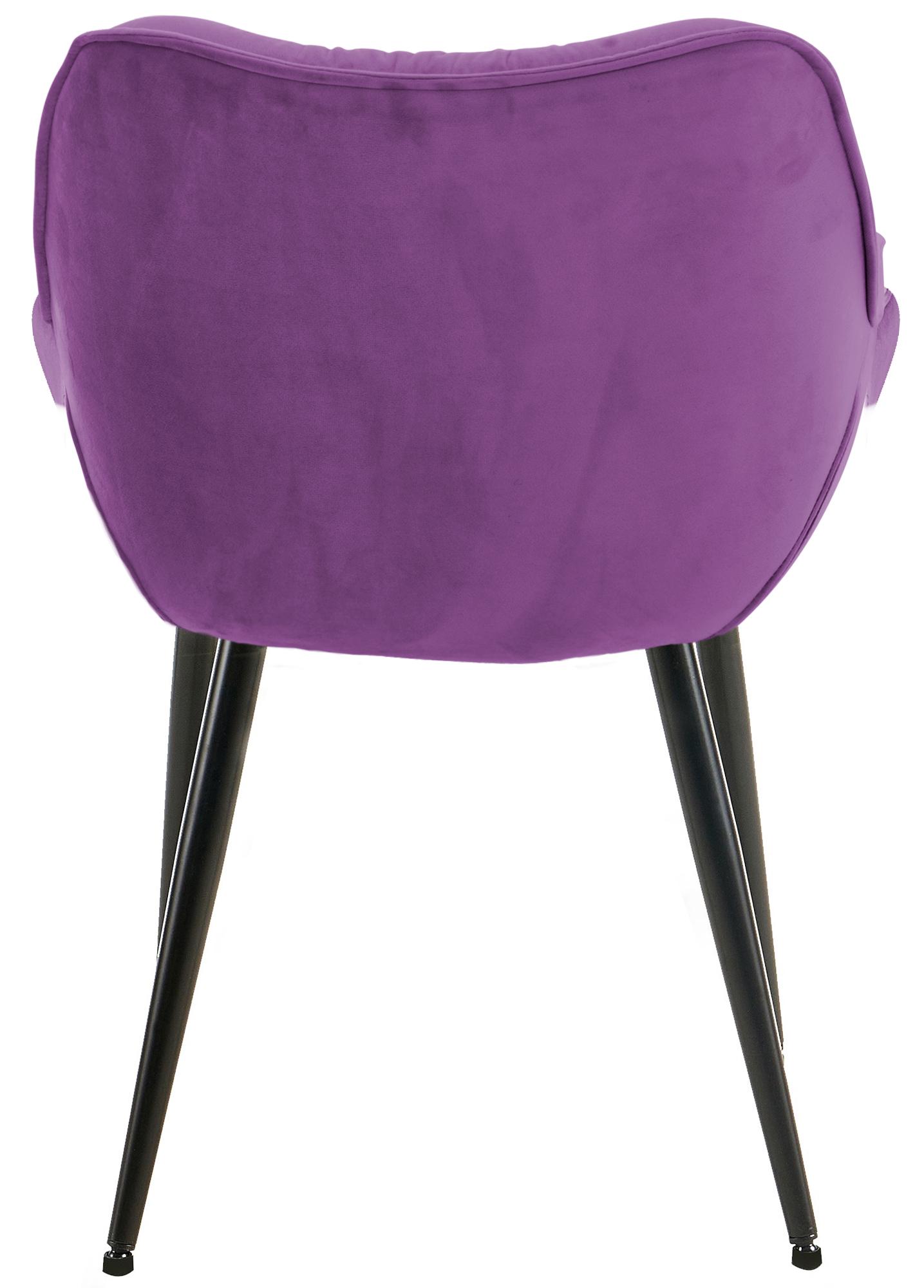 Uppsättning av 4 stolar Tanna Velvet