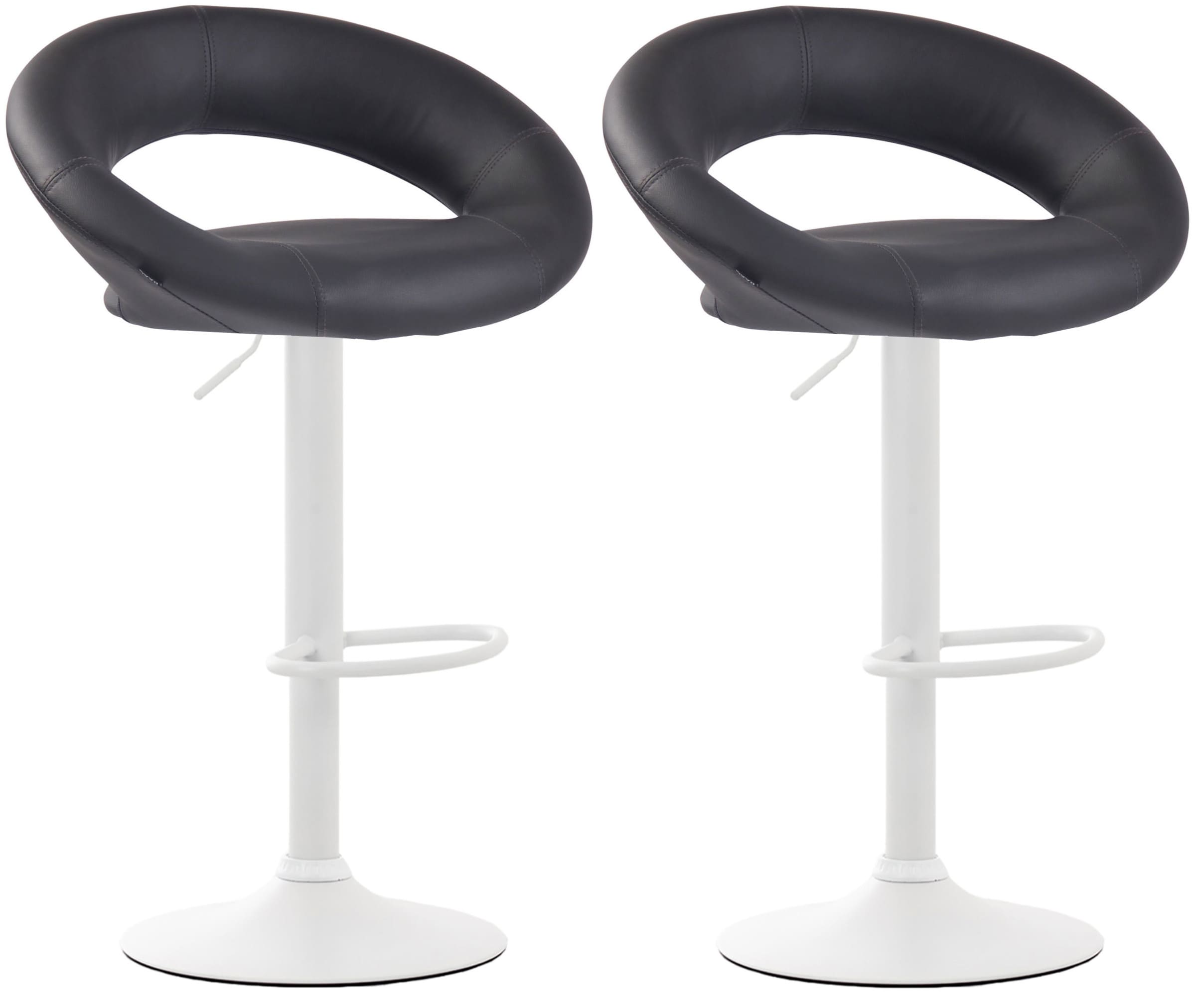 Set med 2 barstolar Olinda Imitation Leather
