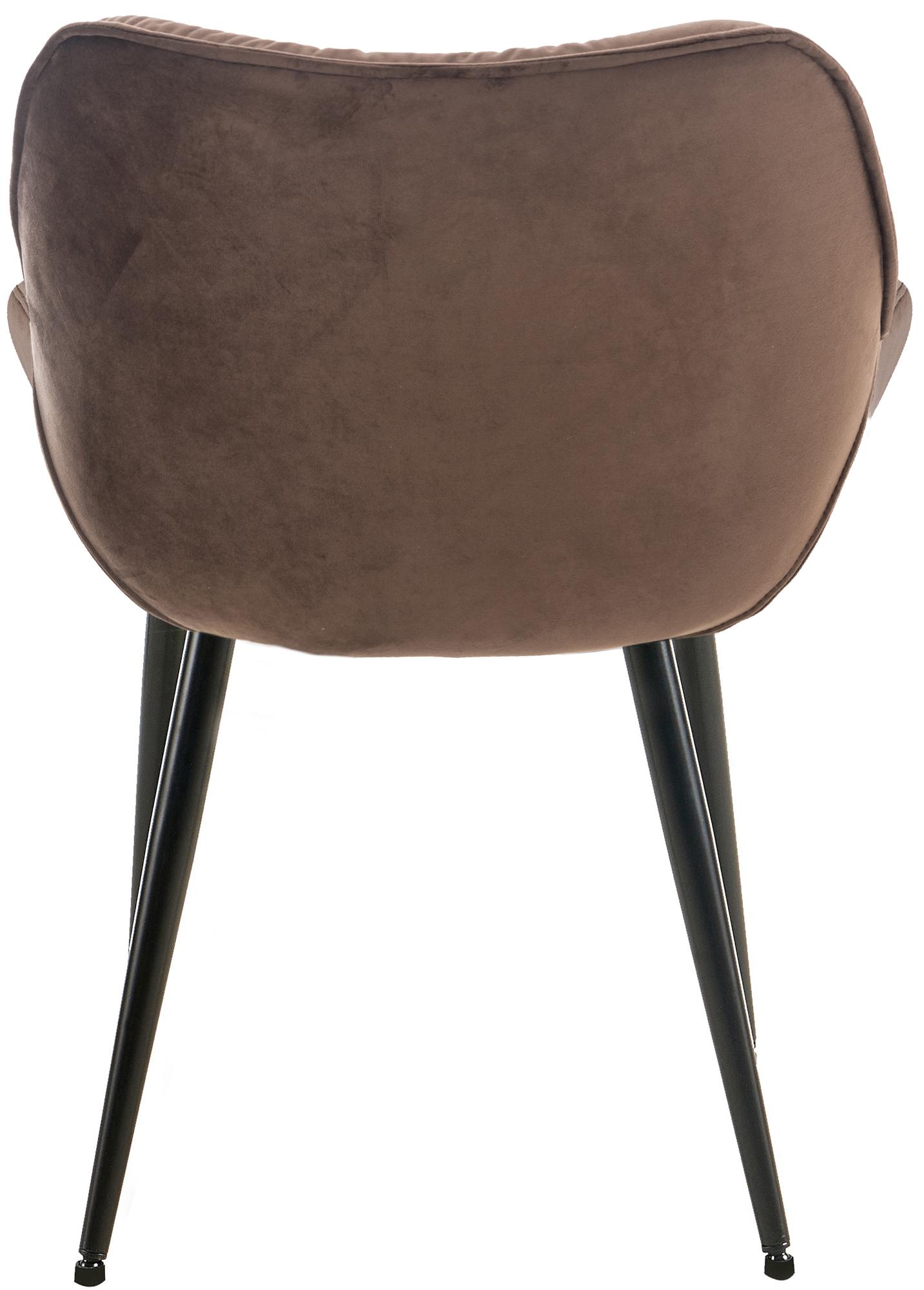 Uppsättning av 4 stolar Tanna Velvet