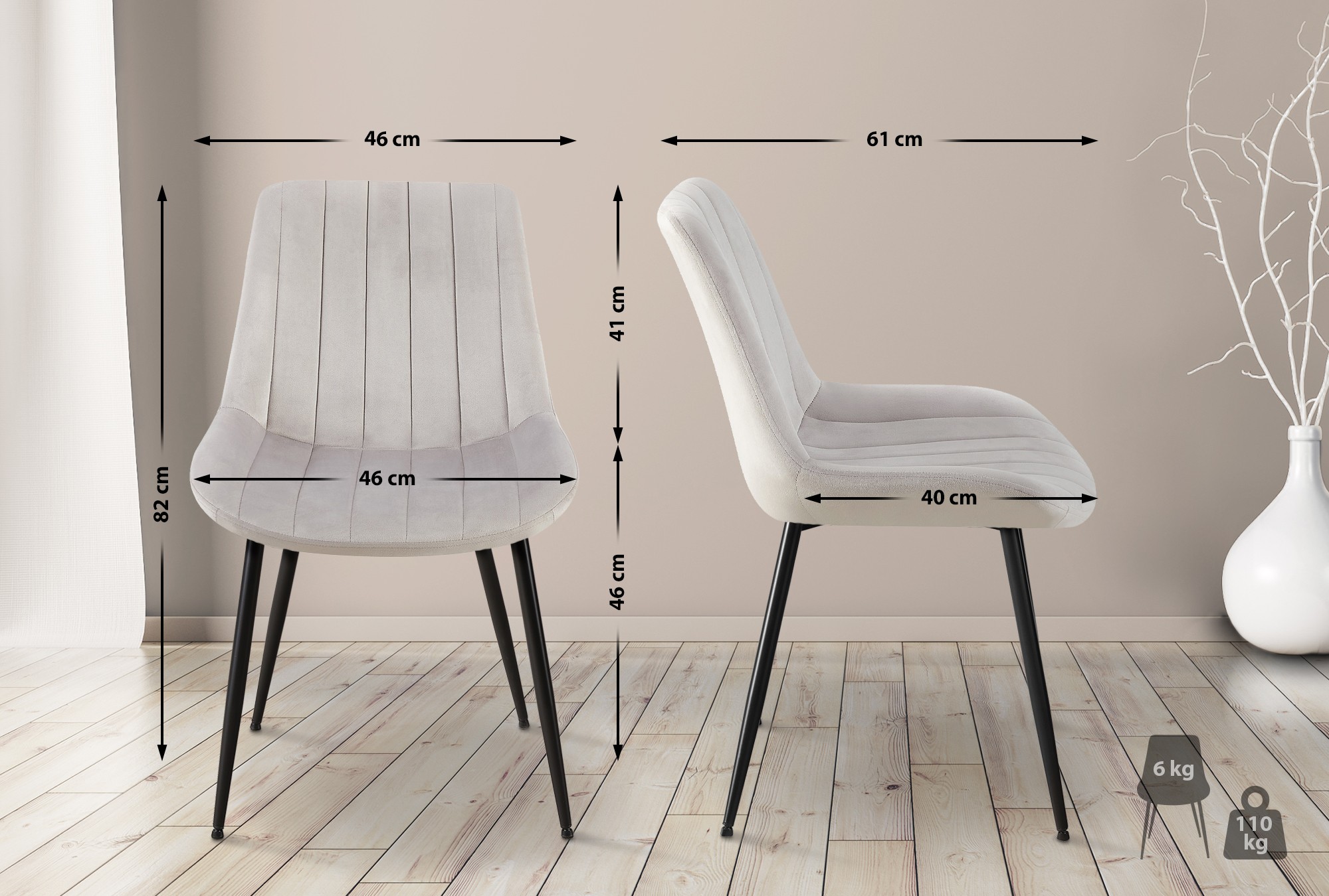 Stol Rahden Velvet