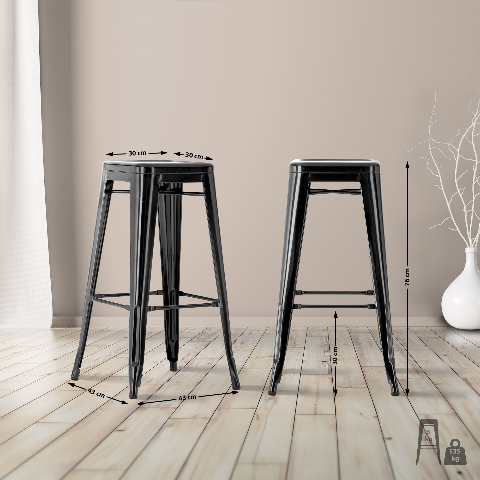 4-pack barstolar Joshua