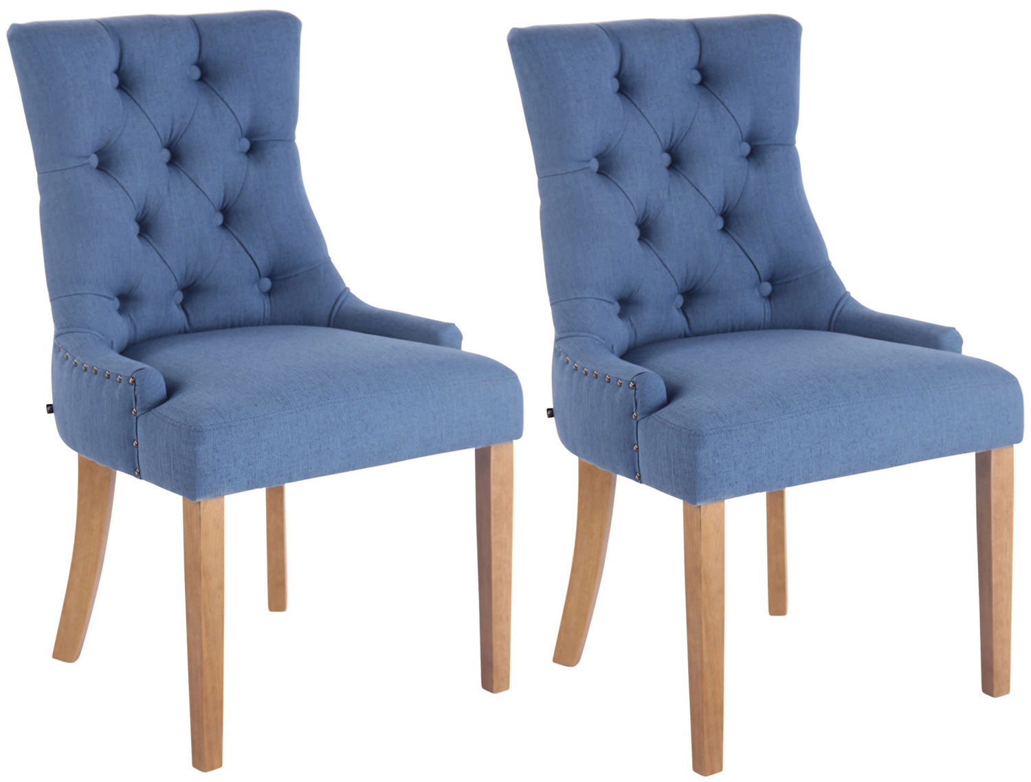 Uppsättning av 2 matstolar Aberdeen Fabric