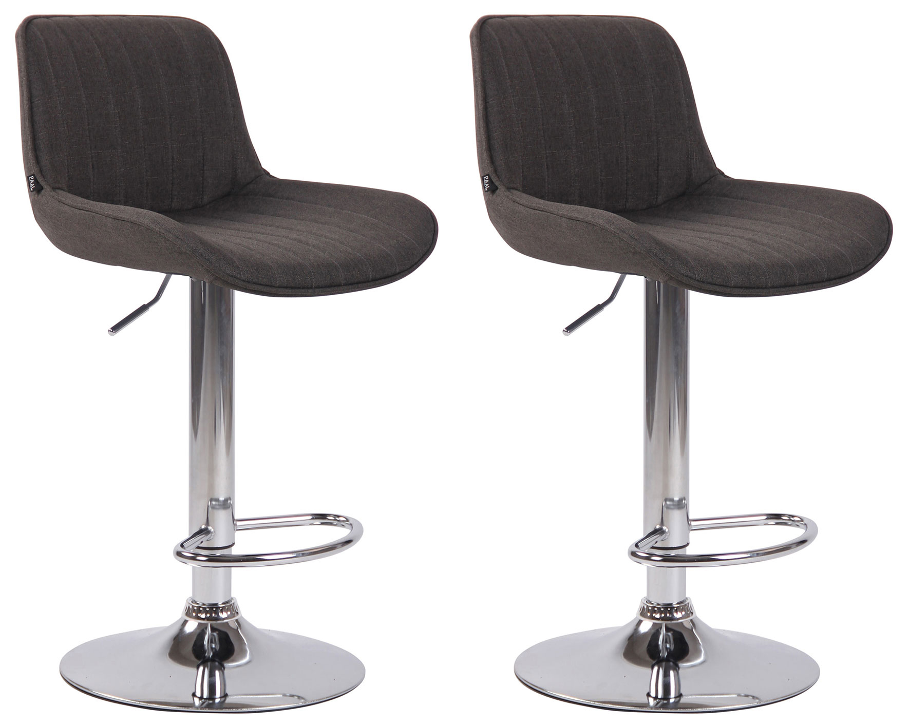 Set med 2 barstolar Lentini Fabric