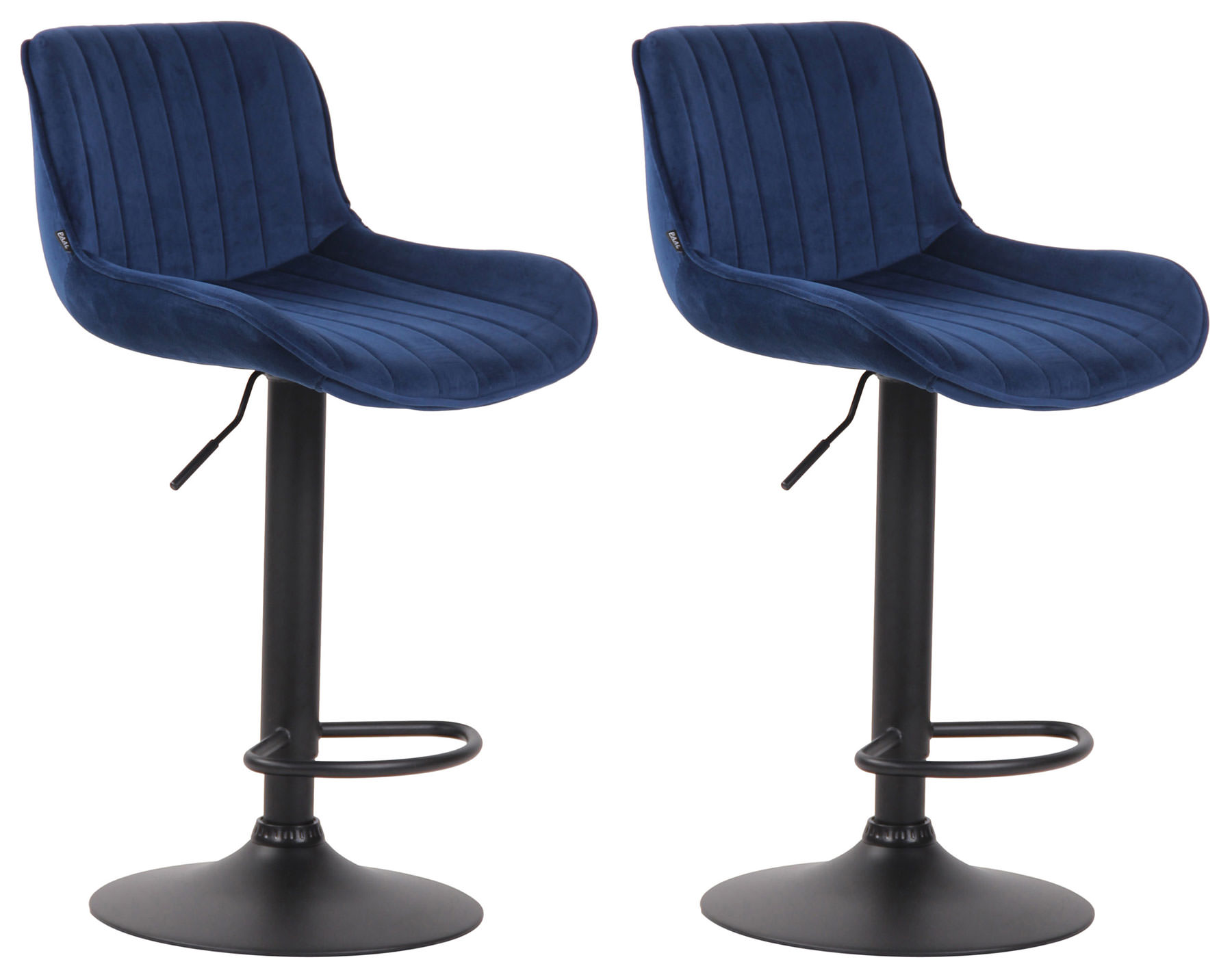 Set med 2 barstolar Lentini Velvet