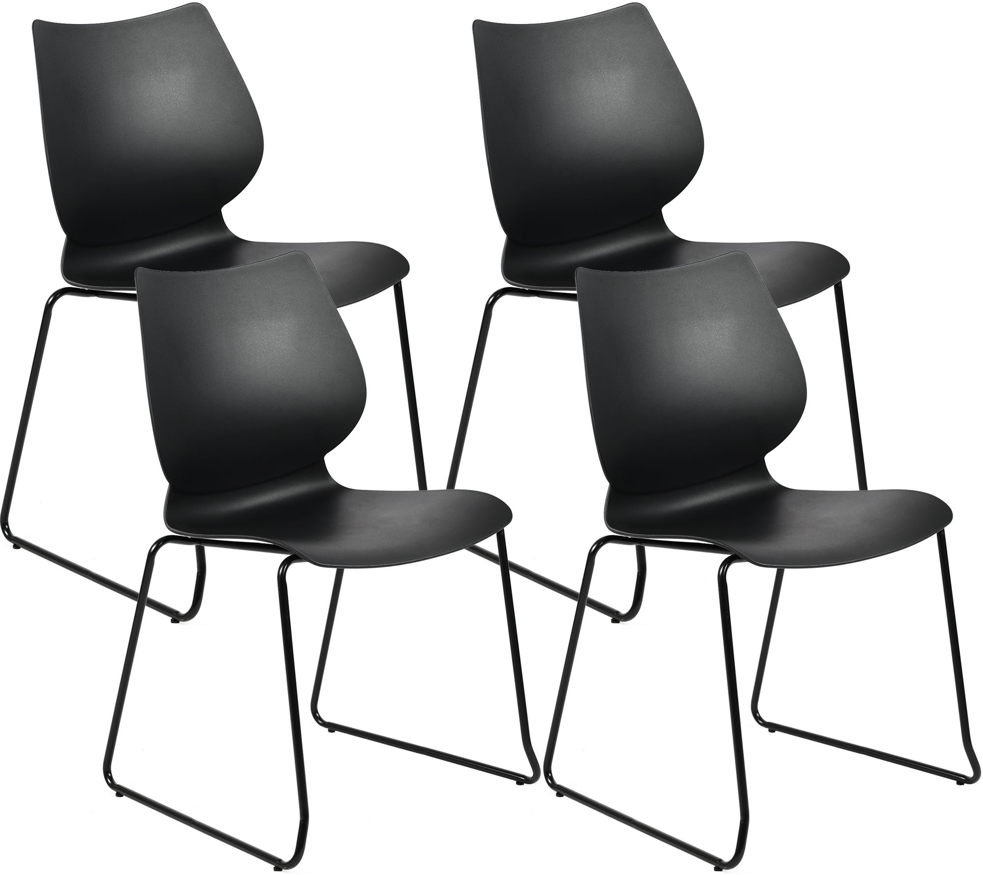 4-pack stapelbara stolar Houma