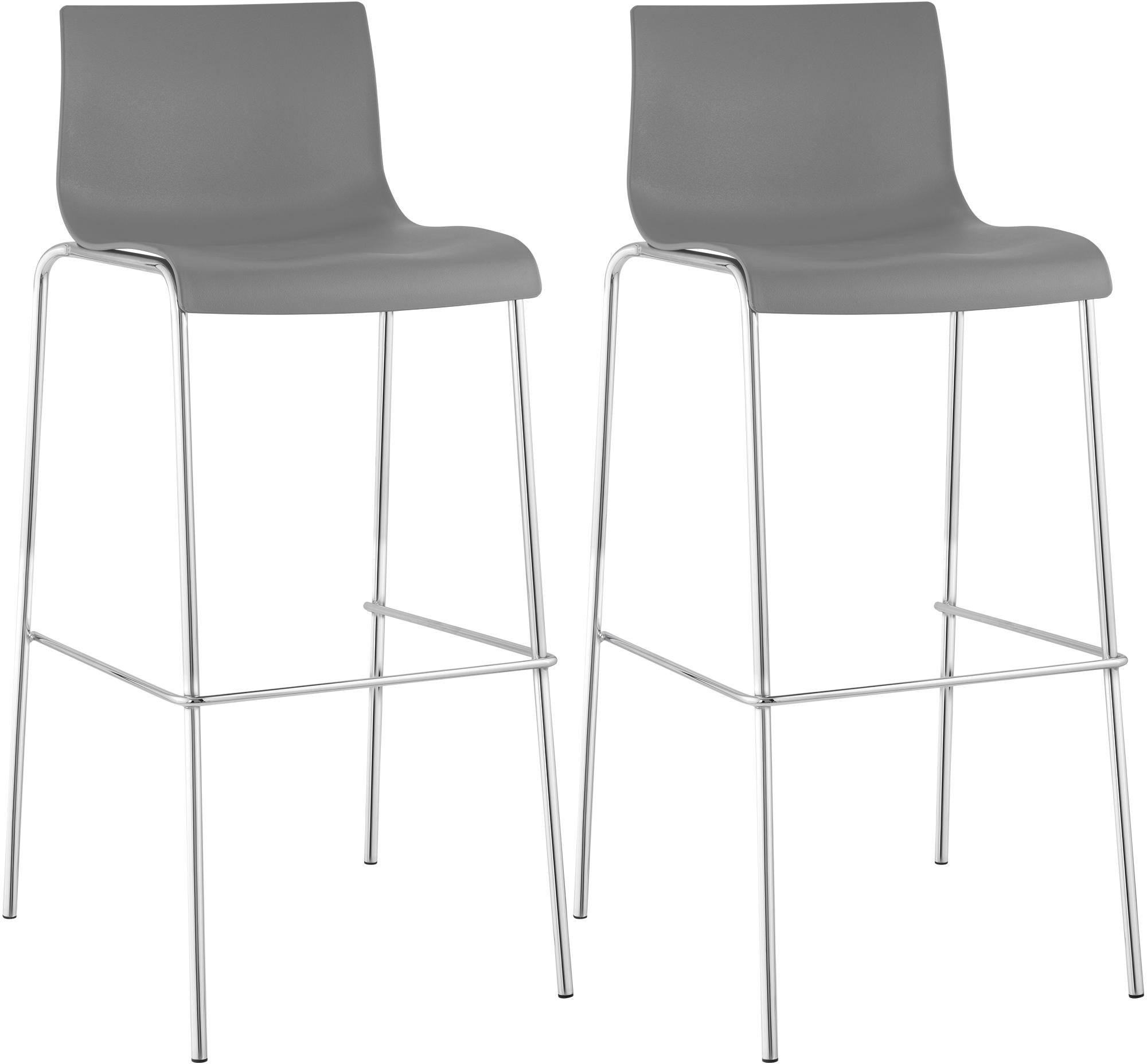 2-pack Barstolar Hover i plast