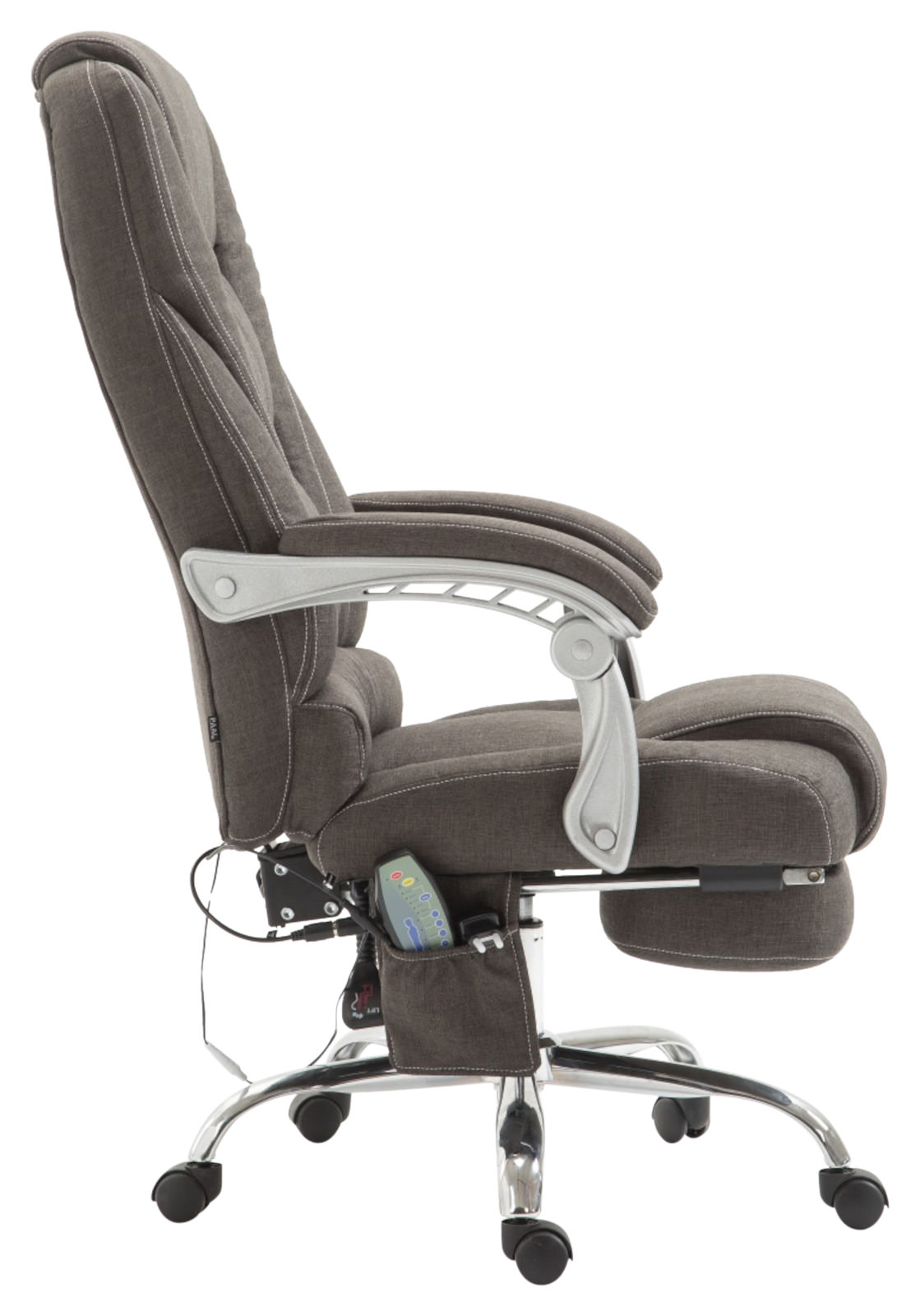 Kontorsstol Pacific Tyg med Massagefunktion