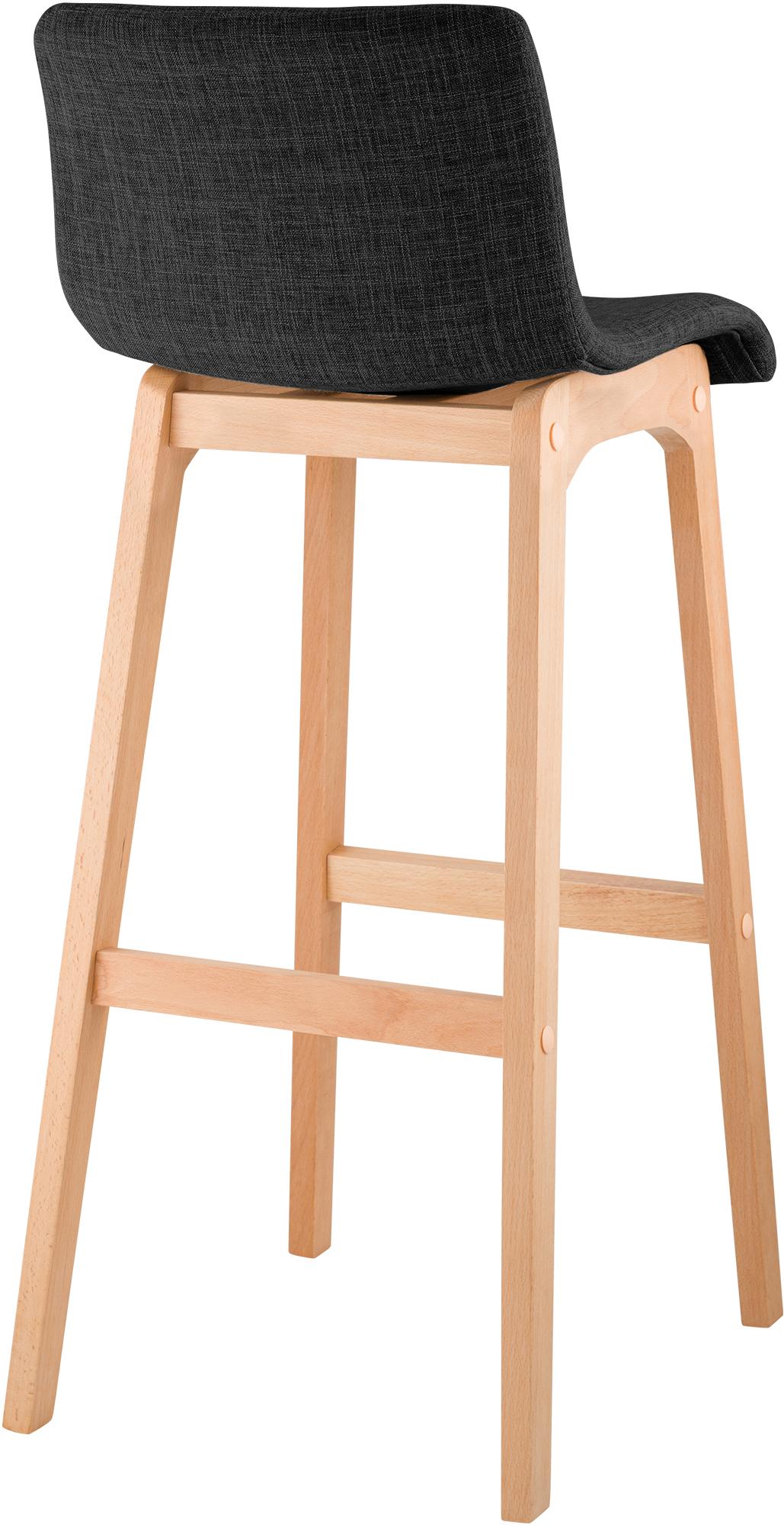 Barstol Hover Tyg Fyrbensstativ Natura