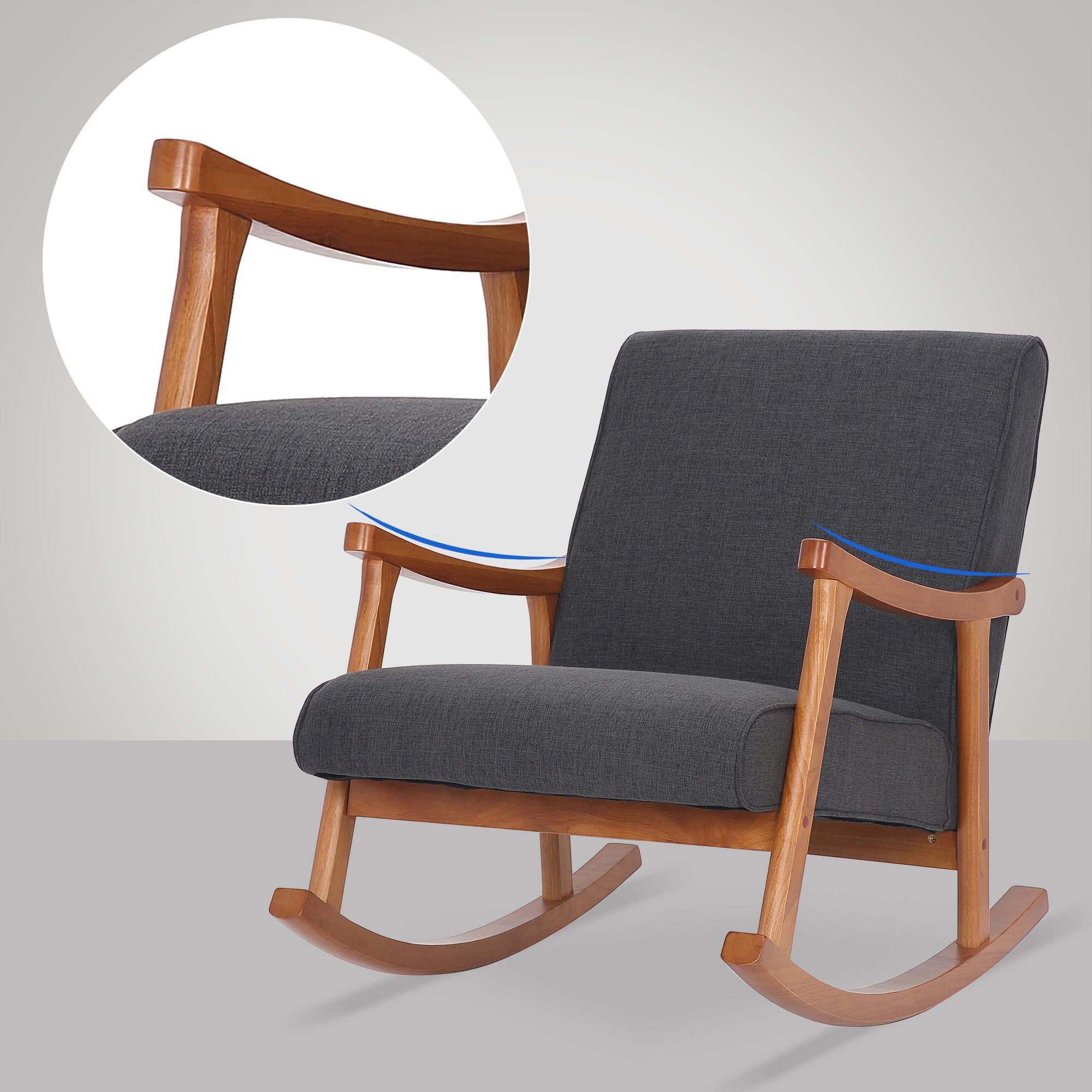 Gungstol Morelia Fabric Walnut