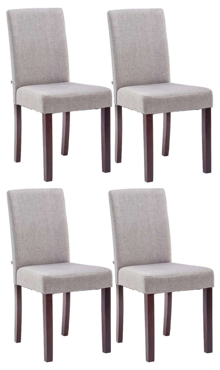 Uppsättning av 4 matstolar Ina Fabric