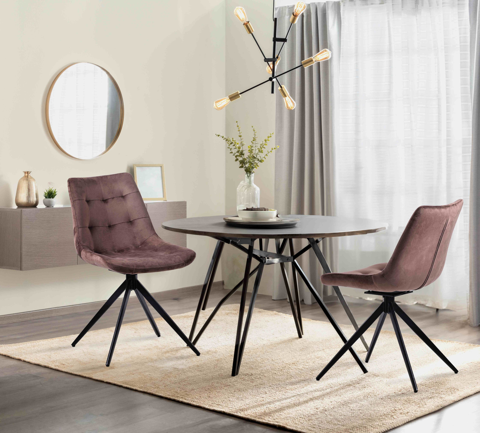 2-pack matstolar Merna