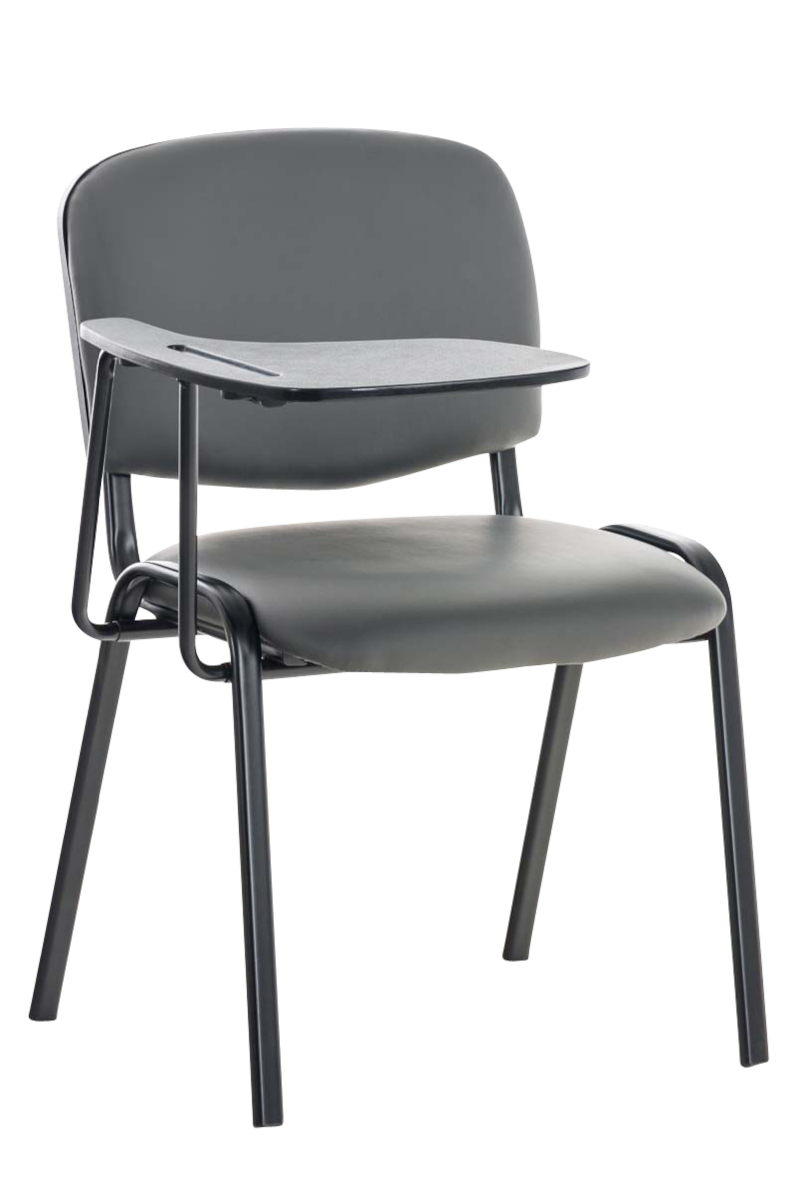Set med 4 stolar Ken med hopfällbart bord Konstläder