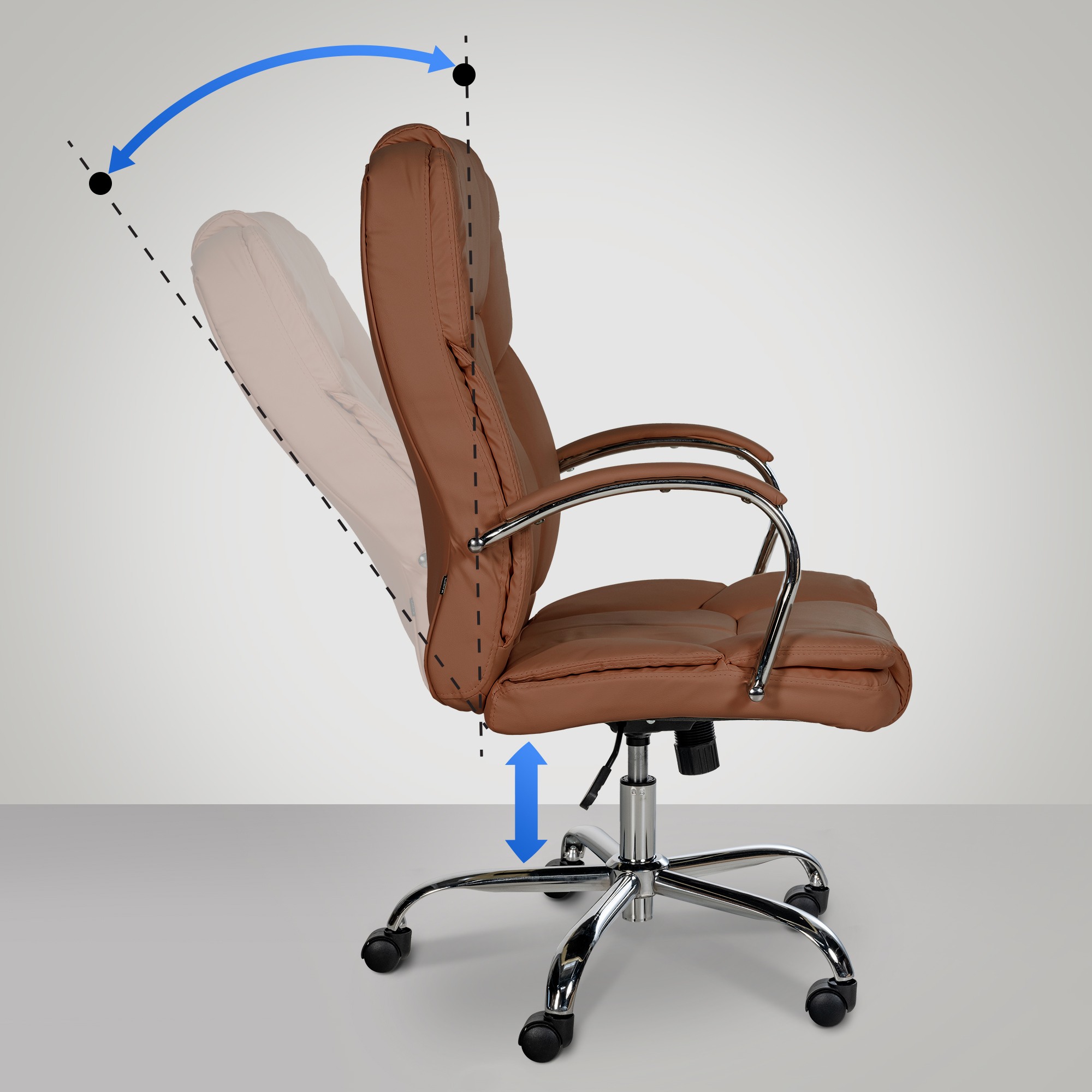 Kontorsstol XXL Xanthos Konstläder