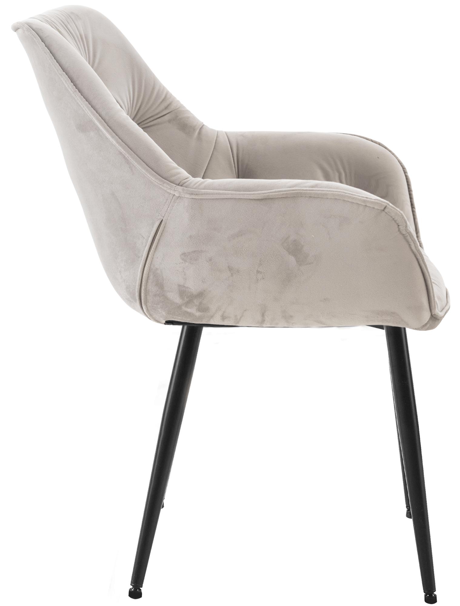 Uppsättning av 4 stolar Tanna Velvet