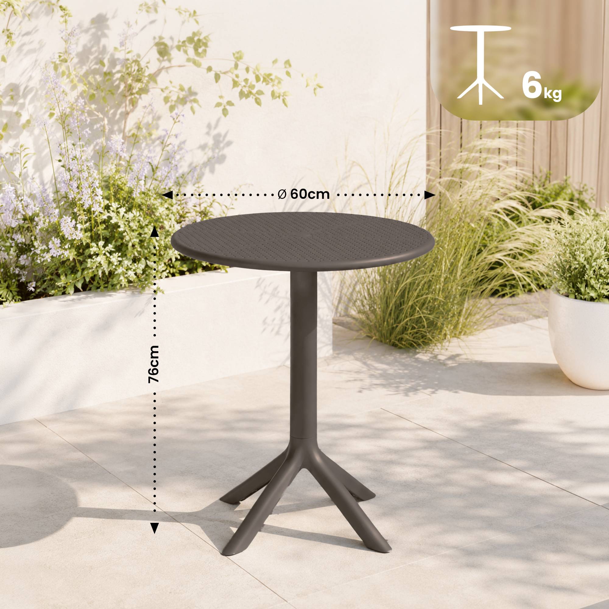 Bord Lacota runt 60 cm