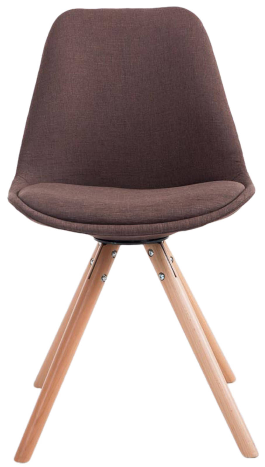 Set med 4 stolar för besökare Toulouse Fabric Round