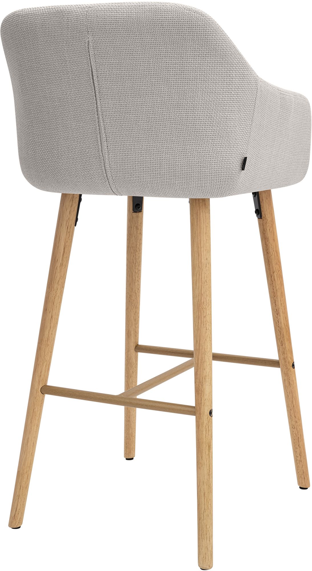 Barstol Ando i tyg &ndash; modern design, bekväm sits och stabil ram för stilfulla hem och barer