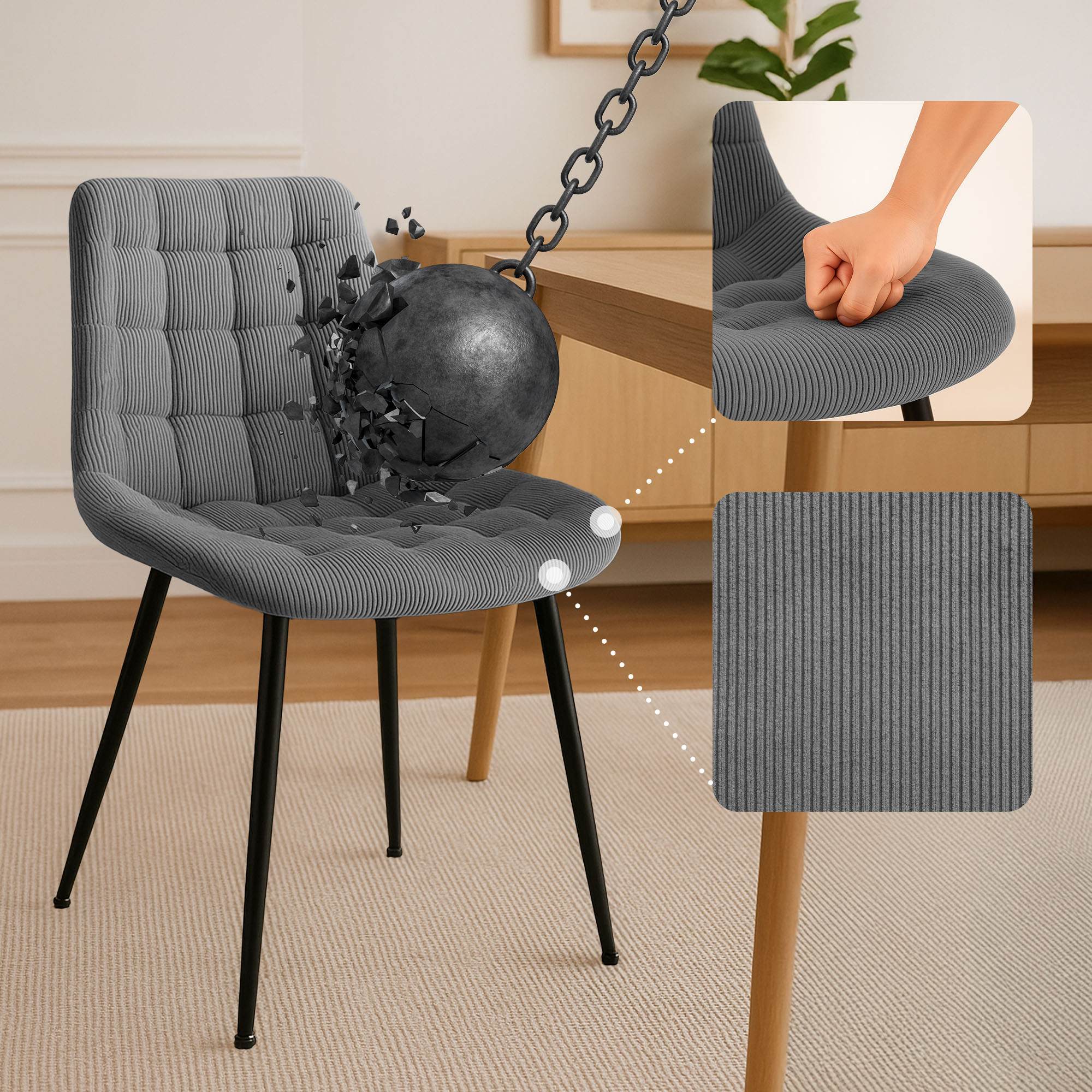Matstol Sardna Cord